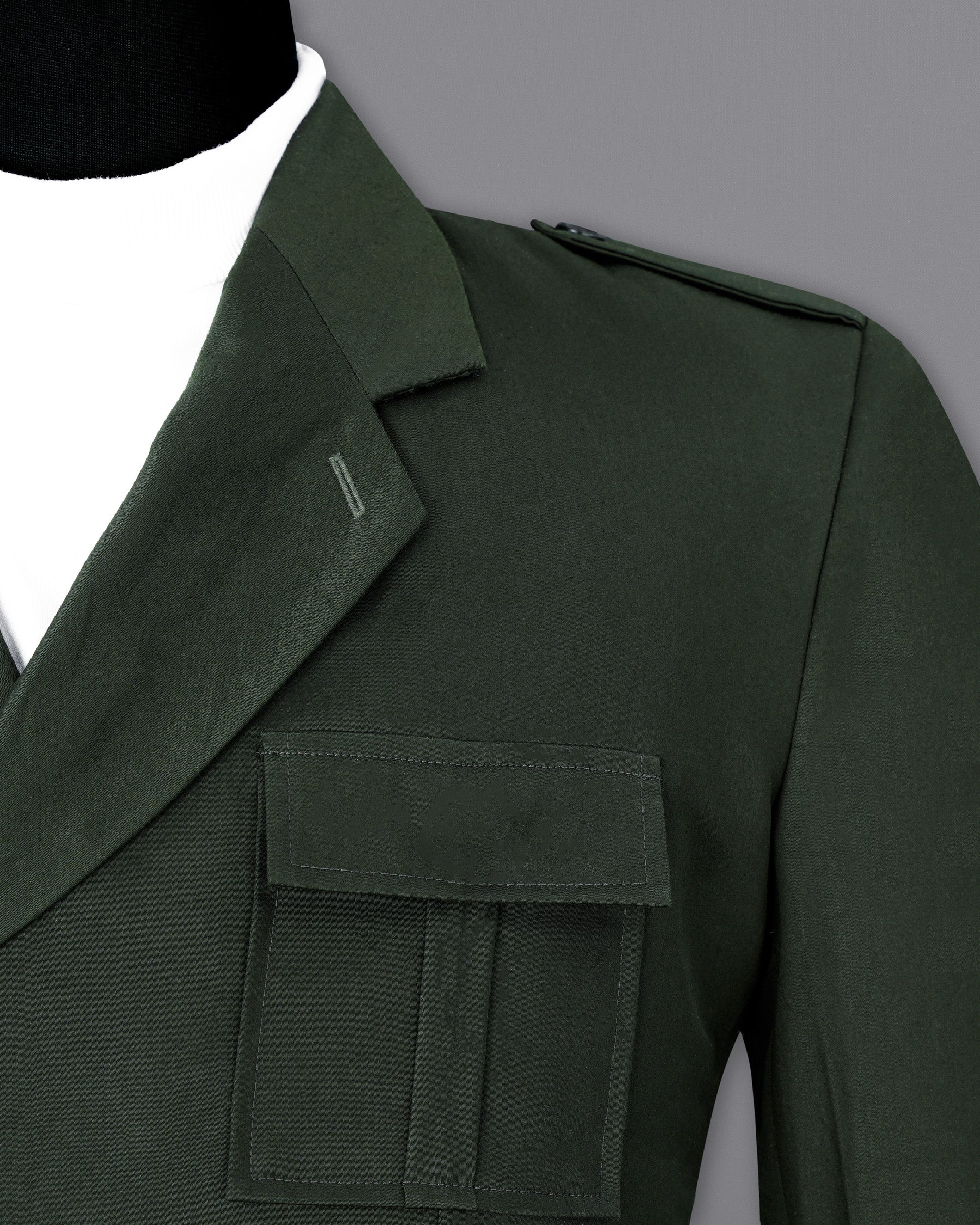 Heavy Metal Green Designer Sports Blazer