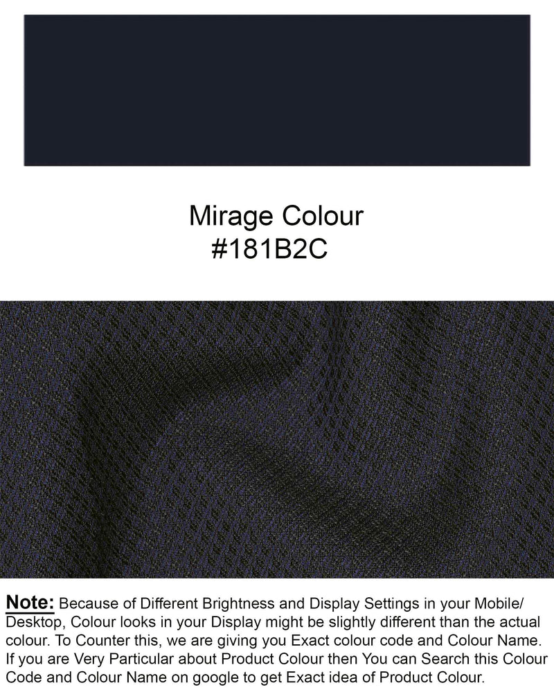 Mirage Blue Diamond Textured Single Breasted Blazer BL1911-SB-36,BL1911-SB-38,BL1911-SB-40,BL1911-SB-42,BL1911-SB-44,BL1911-SB-46,BL1911-SB-48,BL1911-SB-50,BL1911-SB-52,BL1911-SB-54,BL1911-SB-56,BL1911-SB-58,BL1911-SB-60