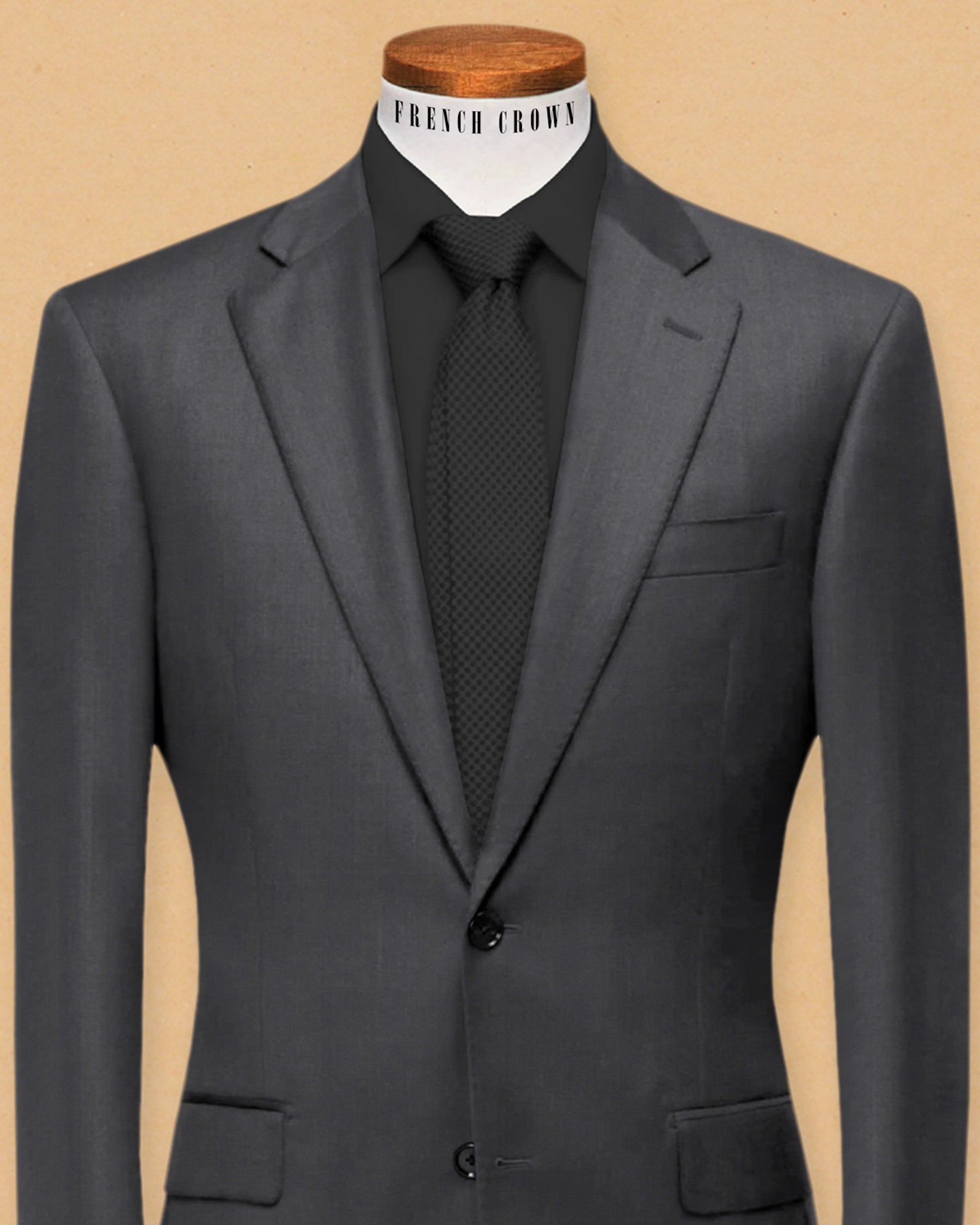 Air Force grey subtle Checked Blazer