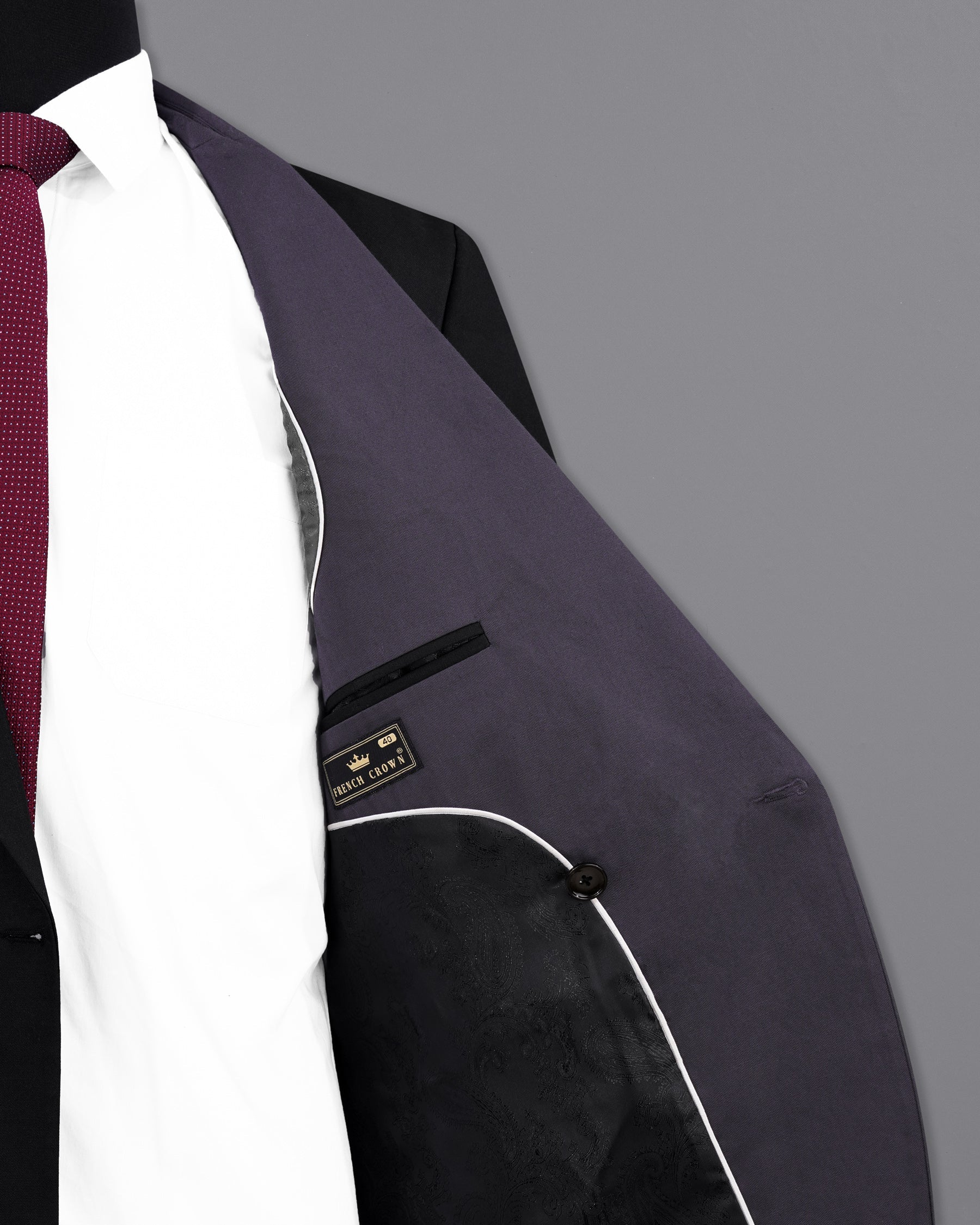k*g様 lame tweed double zipper shirt jack