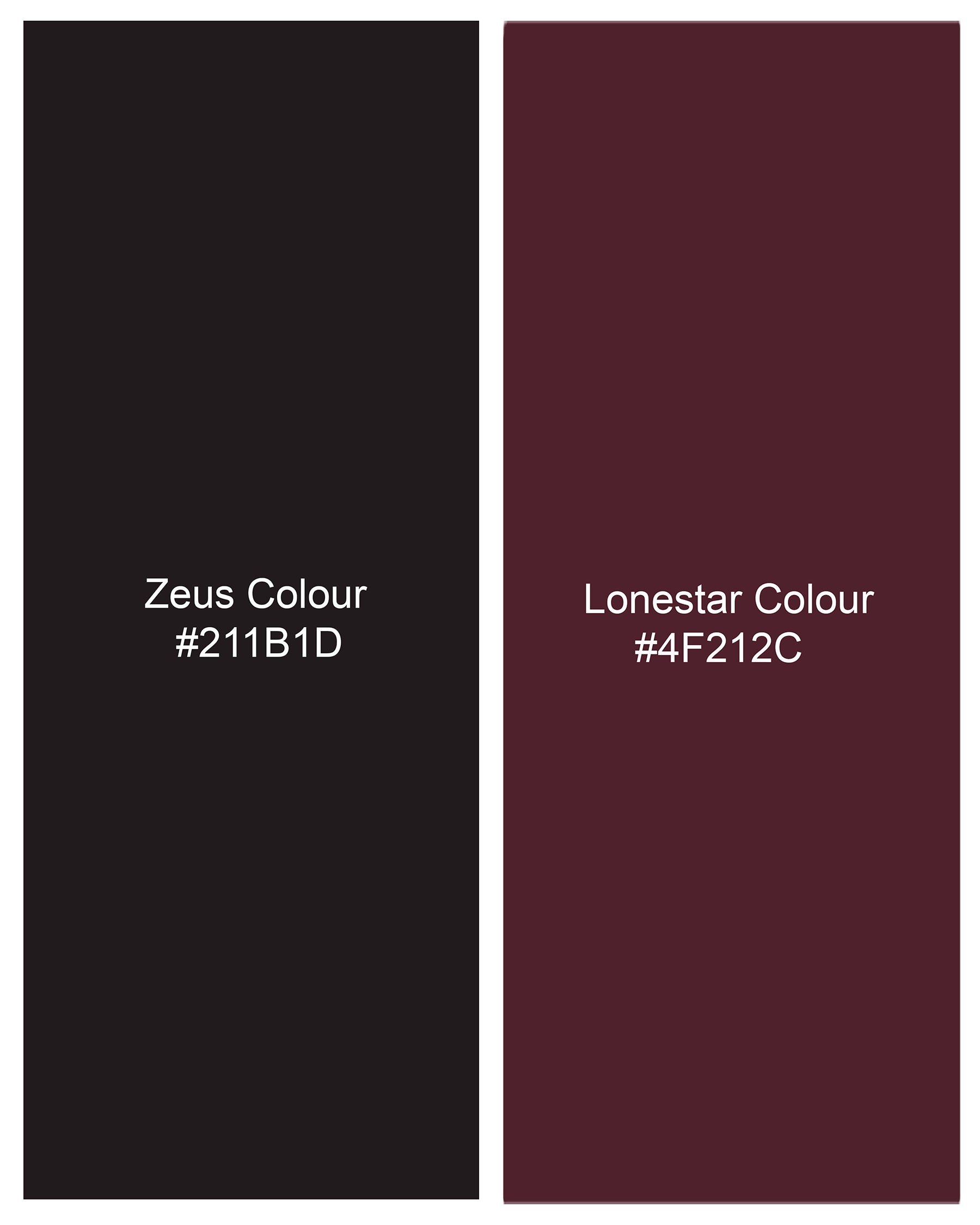 Zeus Black with Lonestar Maroon Floral Printed Single Breasted Designer Blazer