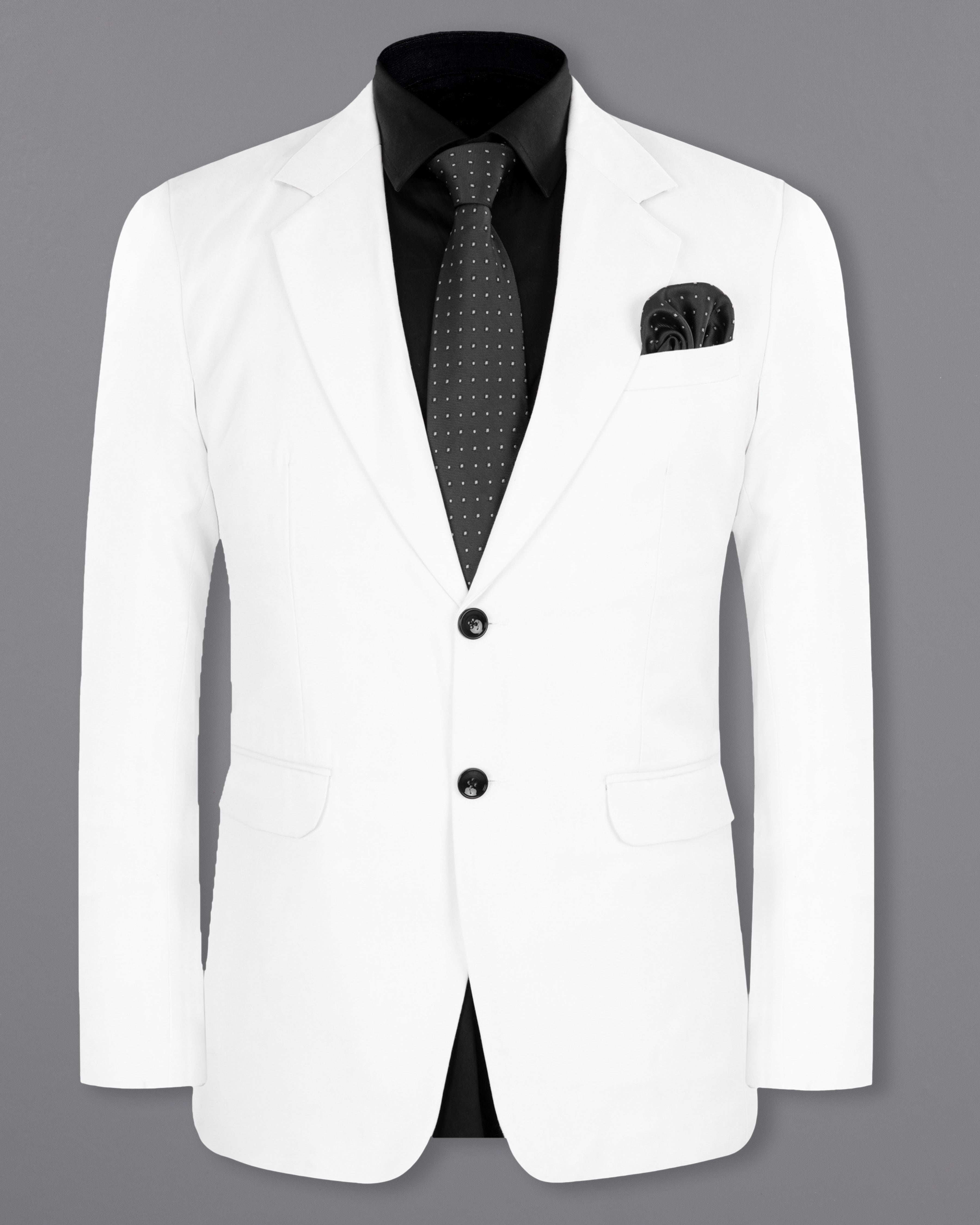 White outlet coat blazer