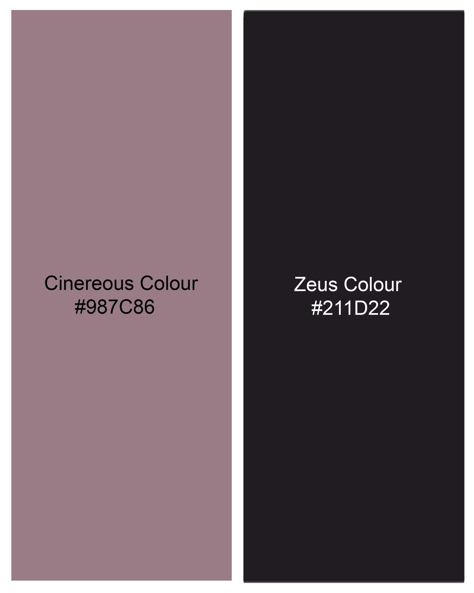 Zeus Pink printed Cross Placket Bandhgala Blazer