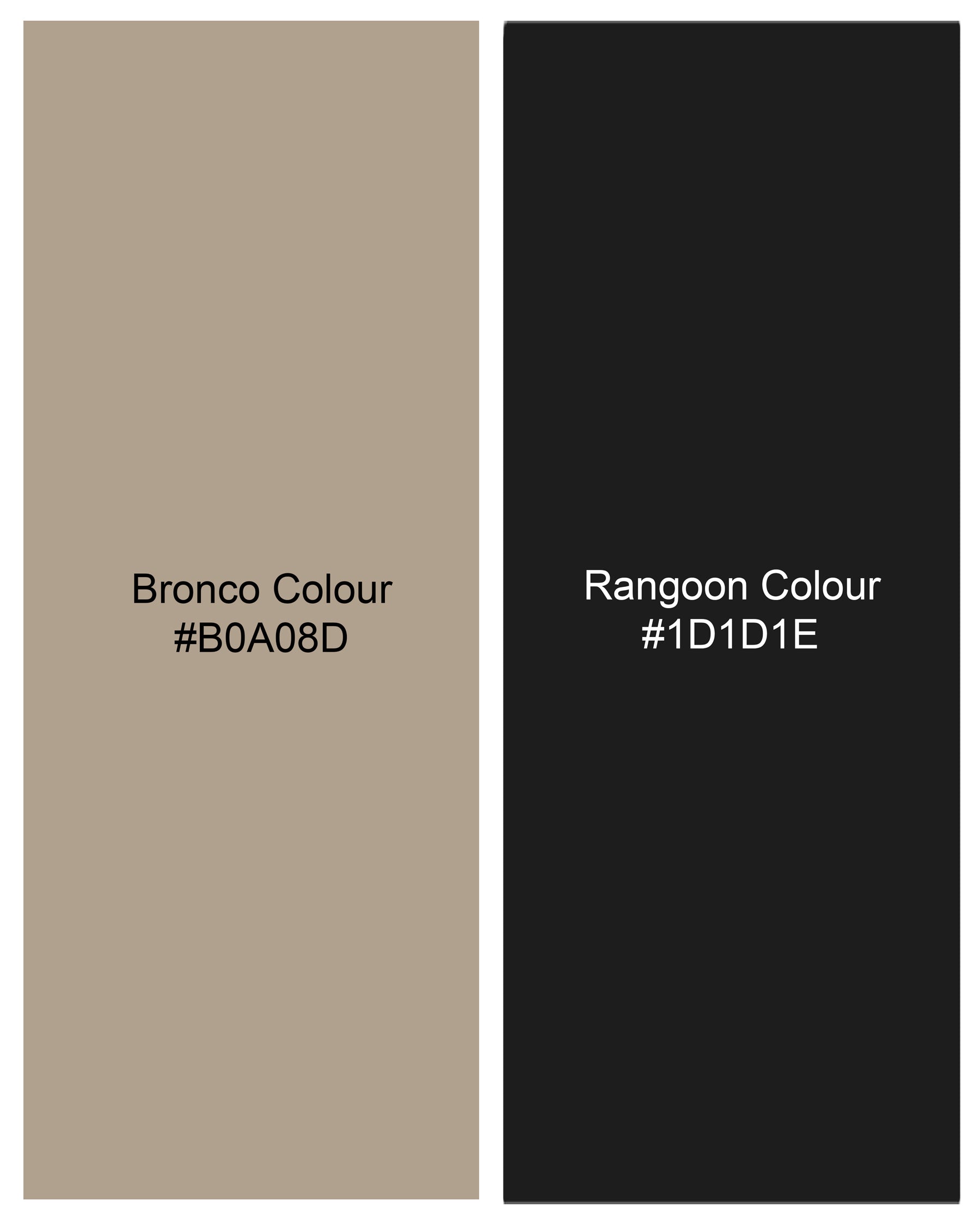 Bronco Brown with Rangoon printed Designer tuxedo Blazer
