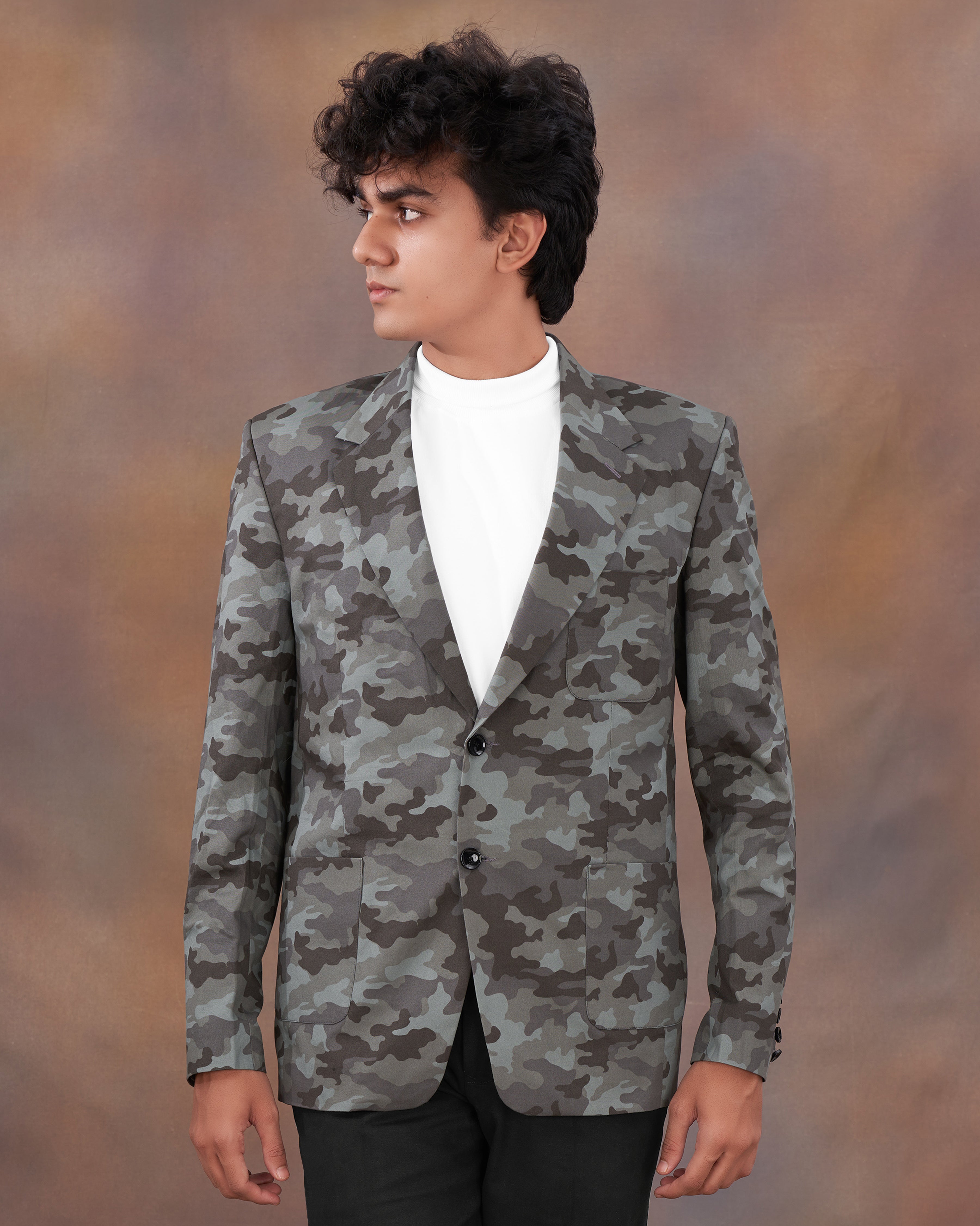 Camo blazer men best sale