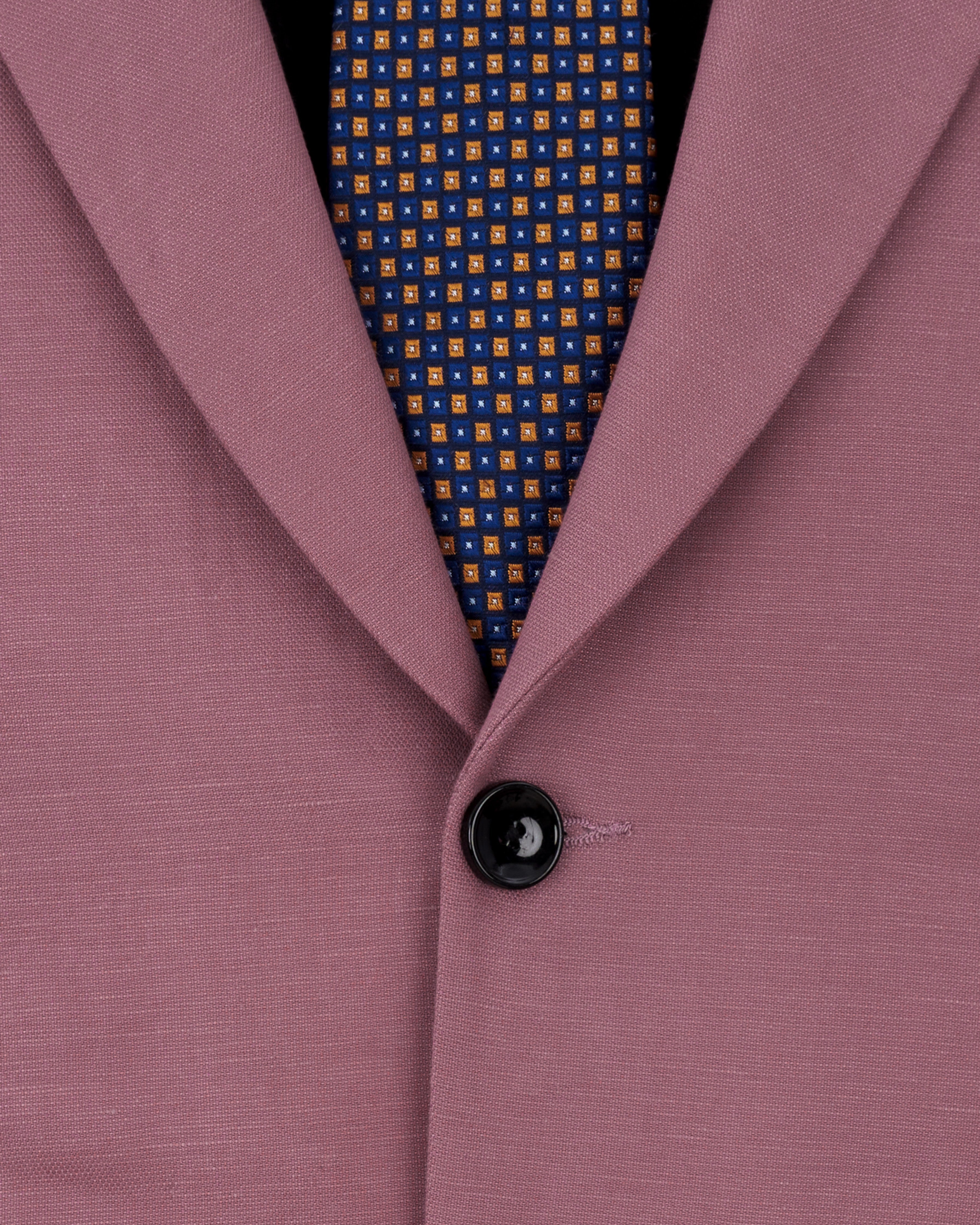 Dark Chestnut Pink Single Breasted Luxurious Linen Blazer BL2313-SB-36, BL2313-SB-38, BL2313-SB-40, BL2313-SB-42, BL2313-SB-44, BL2313-SB-46, BL2313-SB-48, BL2313-SB-50, BL2313-SB-52, BL2313-SB-54, BL2313-SB-56, BL2313-SB-58, BL2313-SB-60		