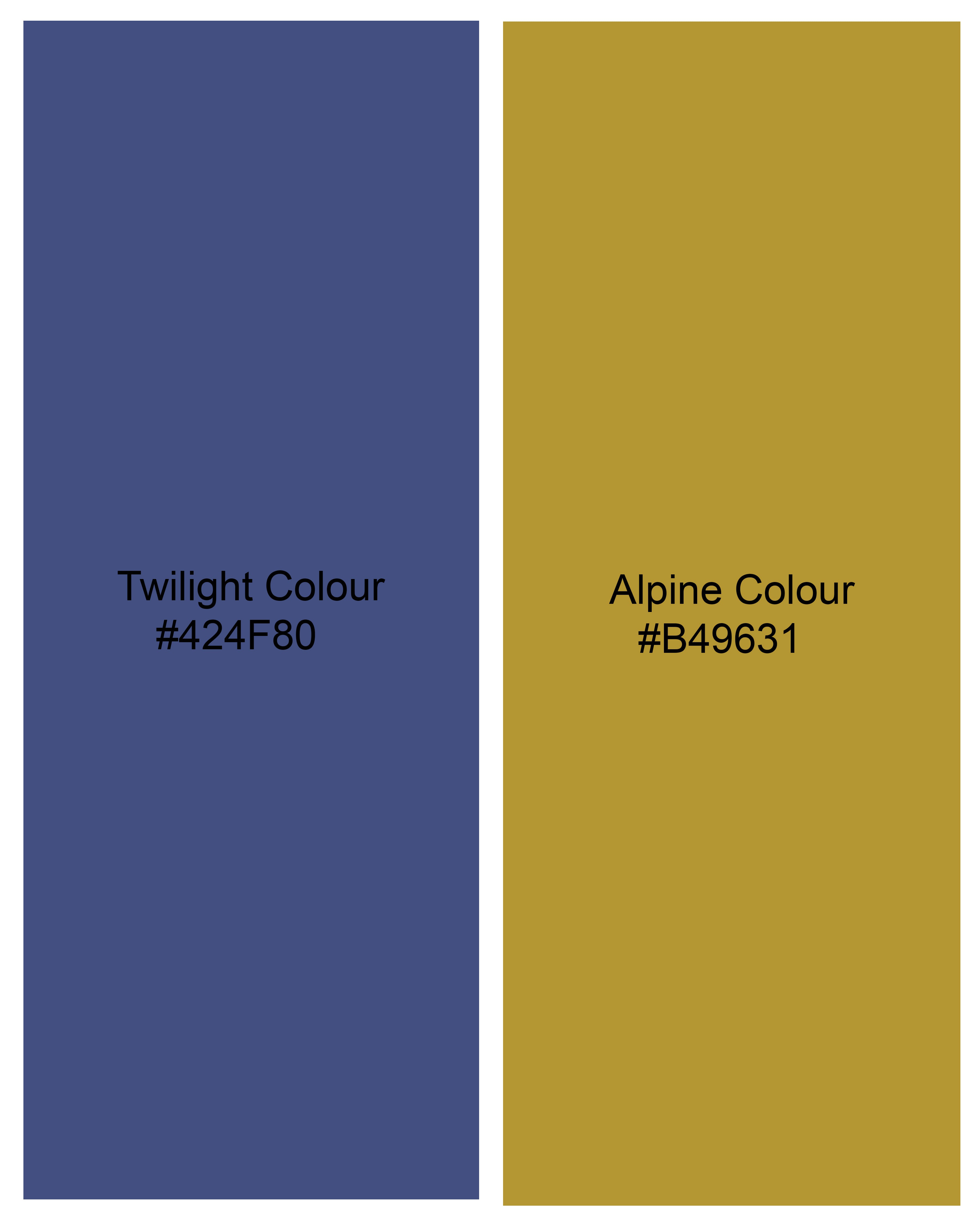 Twilight Blue with Alpine Brown Plaid Cross Buttoned Bandhgala Blazer BL2488-CBG2-36, BL2488-CBG2-38, BL2488-CBG2-40, BL2488-CBG2-42, BL2488-CBG2-44, BL2488-CBG2-46, BL2488-CBG2-48, BL2488-CBG2-50, BL2488-CBG2-52, BL2488-CBG2-54, BL2488-CBG2-56, BL2488-CBG2-58, BL2488-CBG2-60