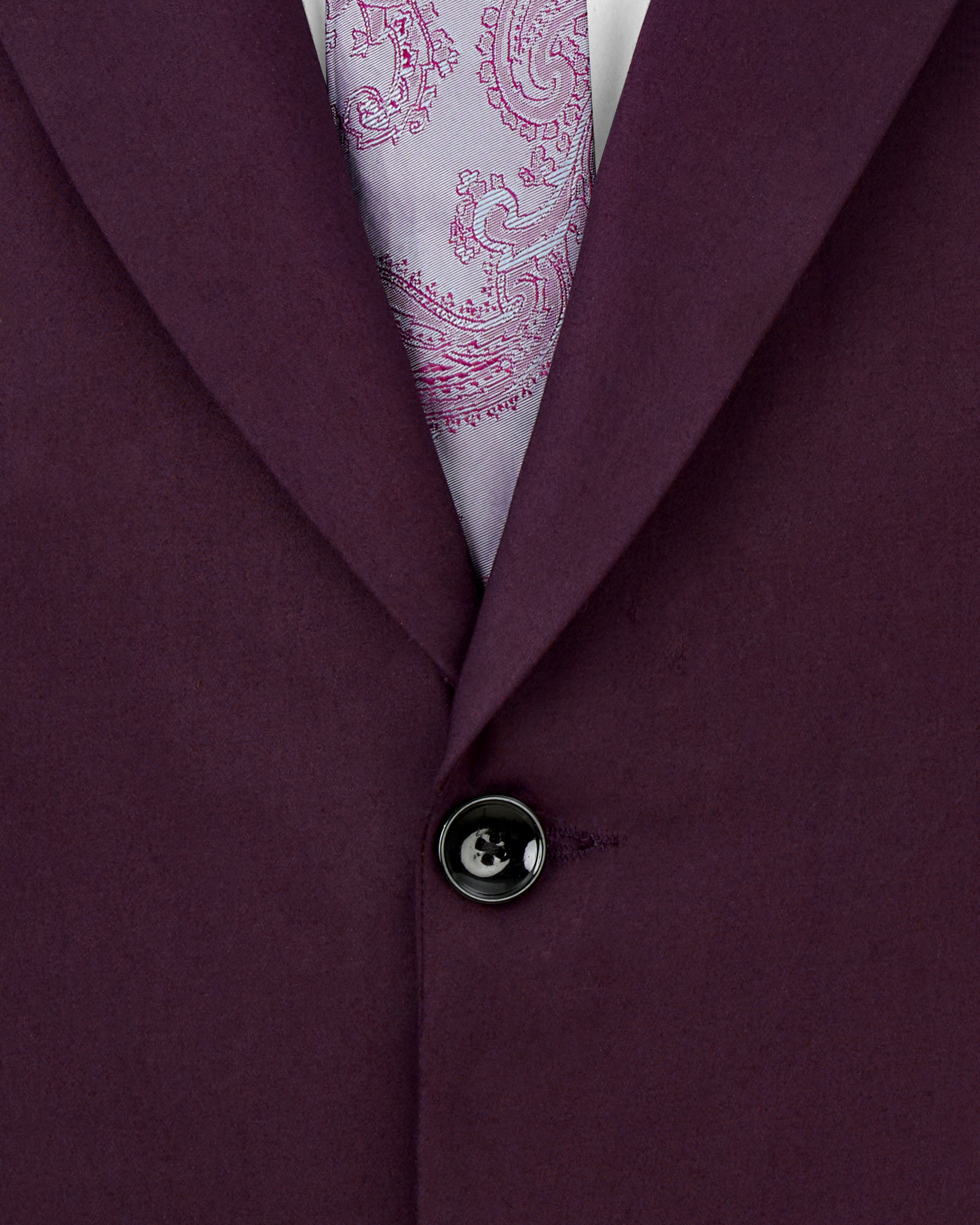 Eclipse Maroon Premium Cotton Single Breasted Blazer BL2491-SB-36, BL2491-SB-38, BL2491-SB-40, BL2491-SB-42, BL2491-SB-44, BL2491-SB-46, BL2491-SB-48, BL2491-SB-50, BL2491-SB-52, BL2491-SB-54, BL2491-SB-56, BL2491-SB-58, BL2491-SB-60