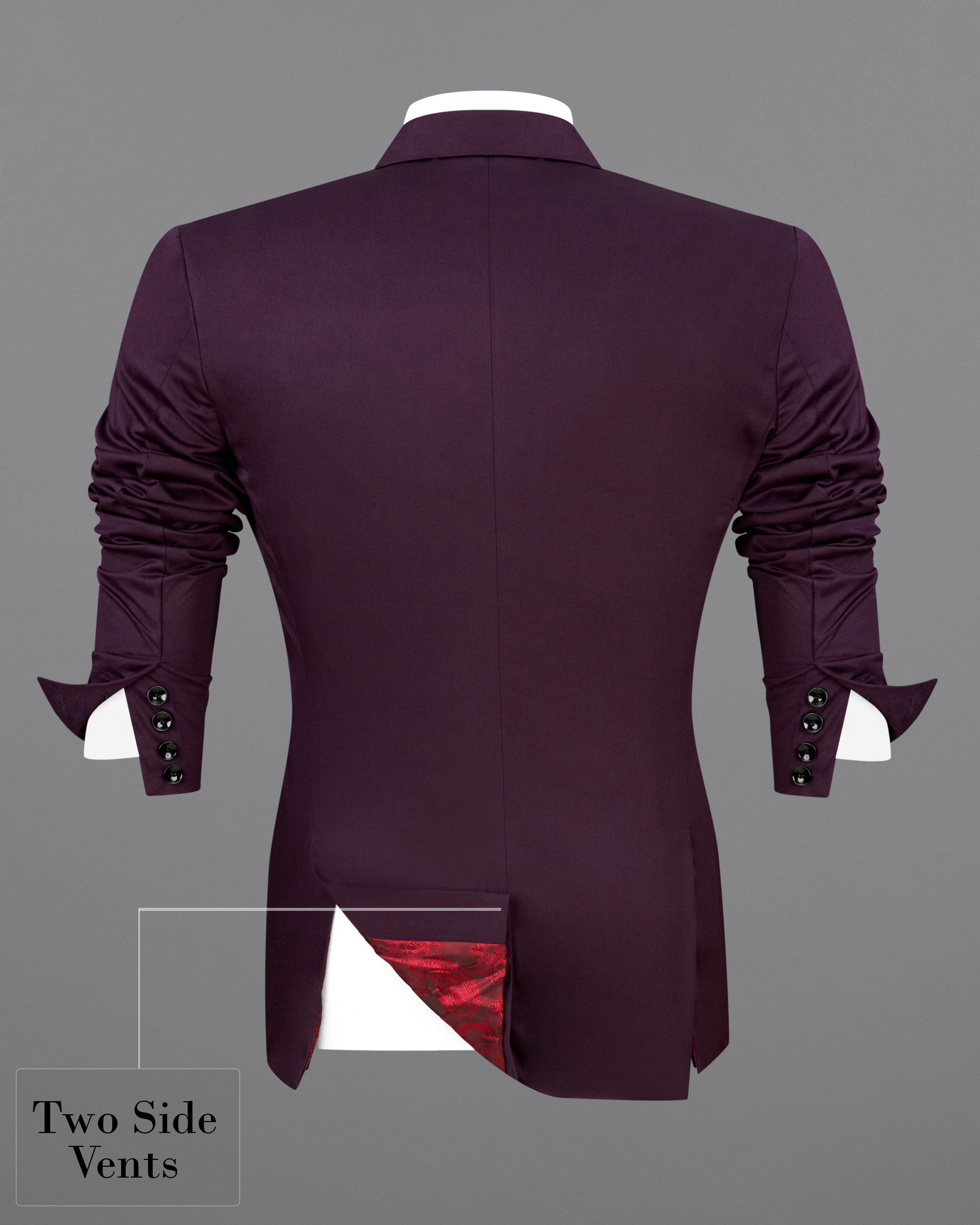 Eclipse Maroon Premium Cotton Single Breasted Blazer BL2491-SB-36, BL2491-SB-38, BL2491-SB-40, BL2491-SB-42, BL2491-SB-44, BL2491-SB-46, BL2491-SB-48, BL2491-SB-50, BL2491-SB-52, BL2491-SB-54, BL2491-SB-56, BL2491-SB-58, BL2491-SB-60