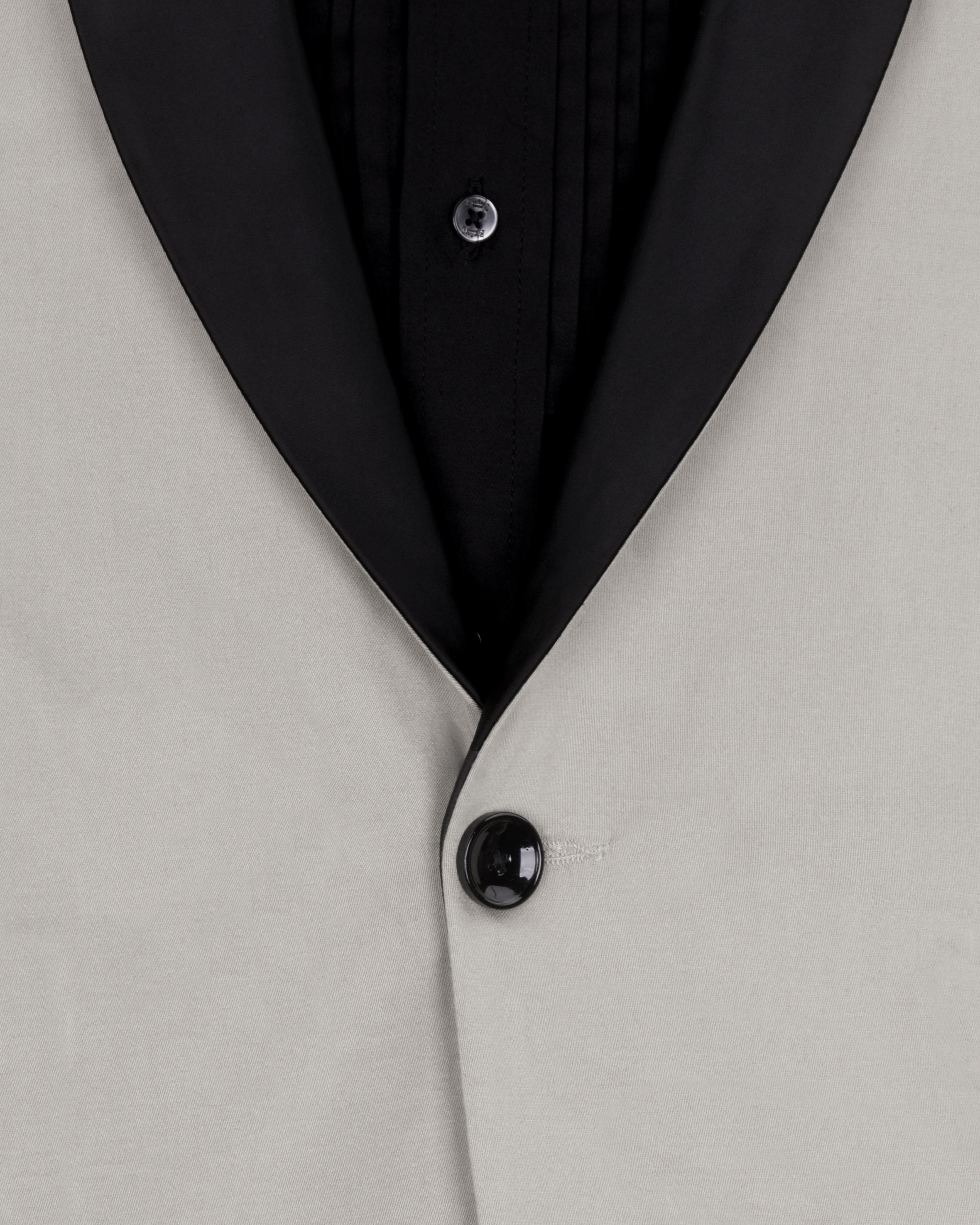 Martini Gray Tuxedo Premium Cotton Stretchable Blazer BL2671-BKL-36, BL2671-BKL-38, BL2671-BKL-40, BL2671-BKL-42, BL2671-BKL-44, BL2671-BKL-46, BL2671-BKL-48, BL2671-BKL-50, BL2671-BKL-52, BL2671-BKL-54, BL2671-BKL-56, BL2671-BKL-58, BL2671-BKL-60