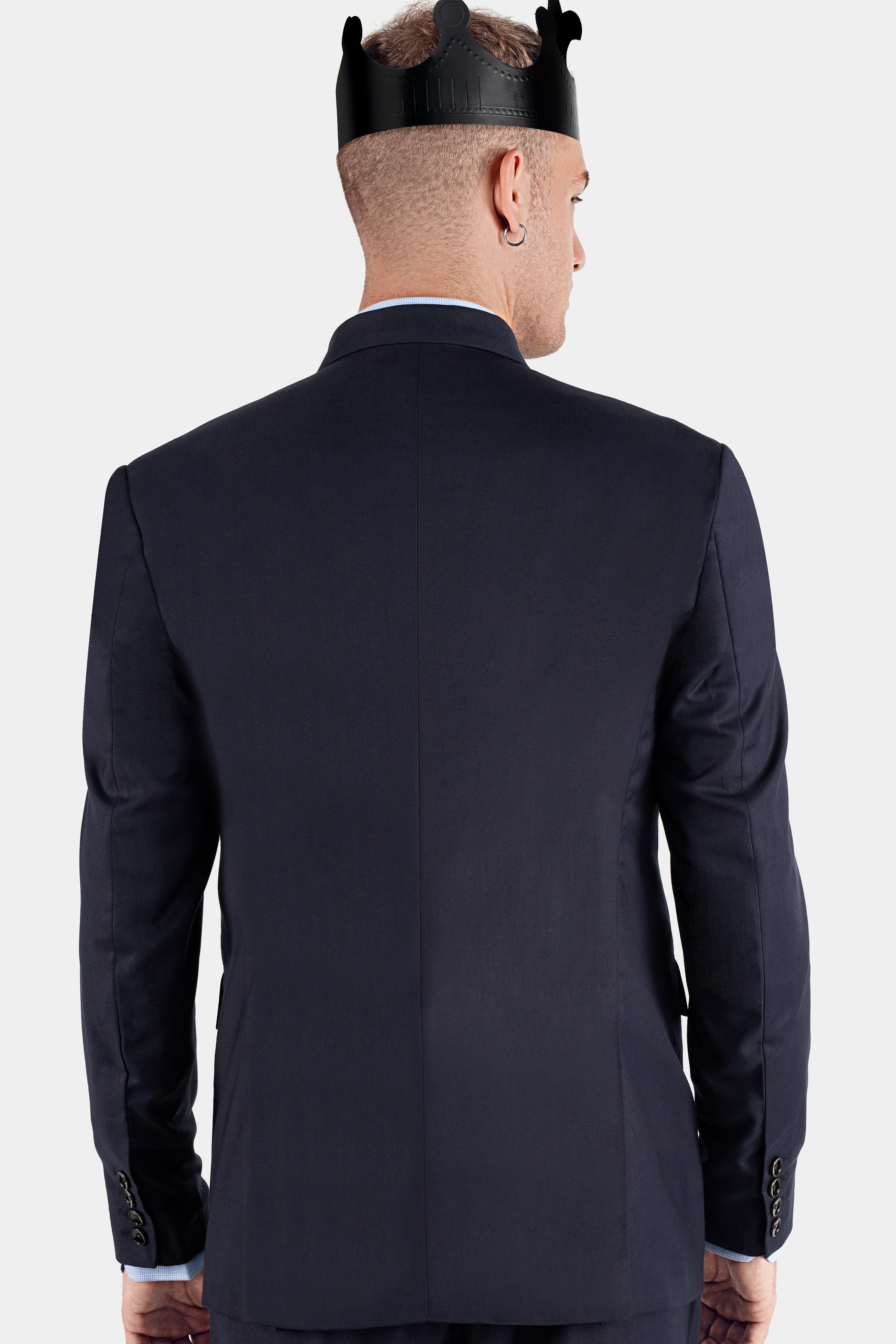 Mirage Blue Wool Rich Double Breasted Blazer BL2727-DB-36, BL2727-DB-38, BL2727-DB-40, BL2727-DB-42, BL2727-DB-44, BL2727-DB-46, BL2727-DB-48, BL2727-DB-50, BL2727-DB-52, BL2727-DB-54, BL2727-DB-56, BL2727-DB-58, BL2727-DB-60