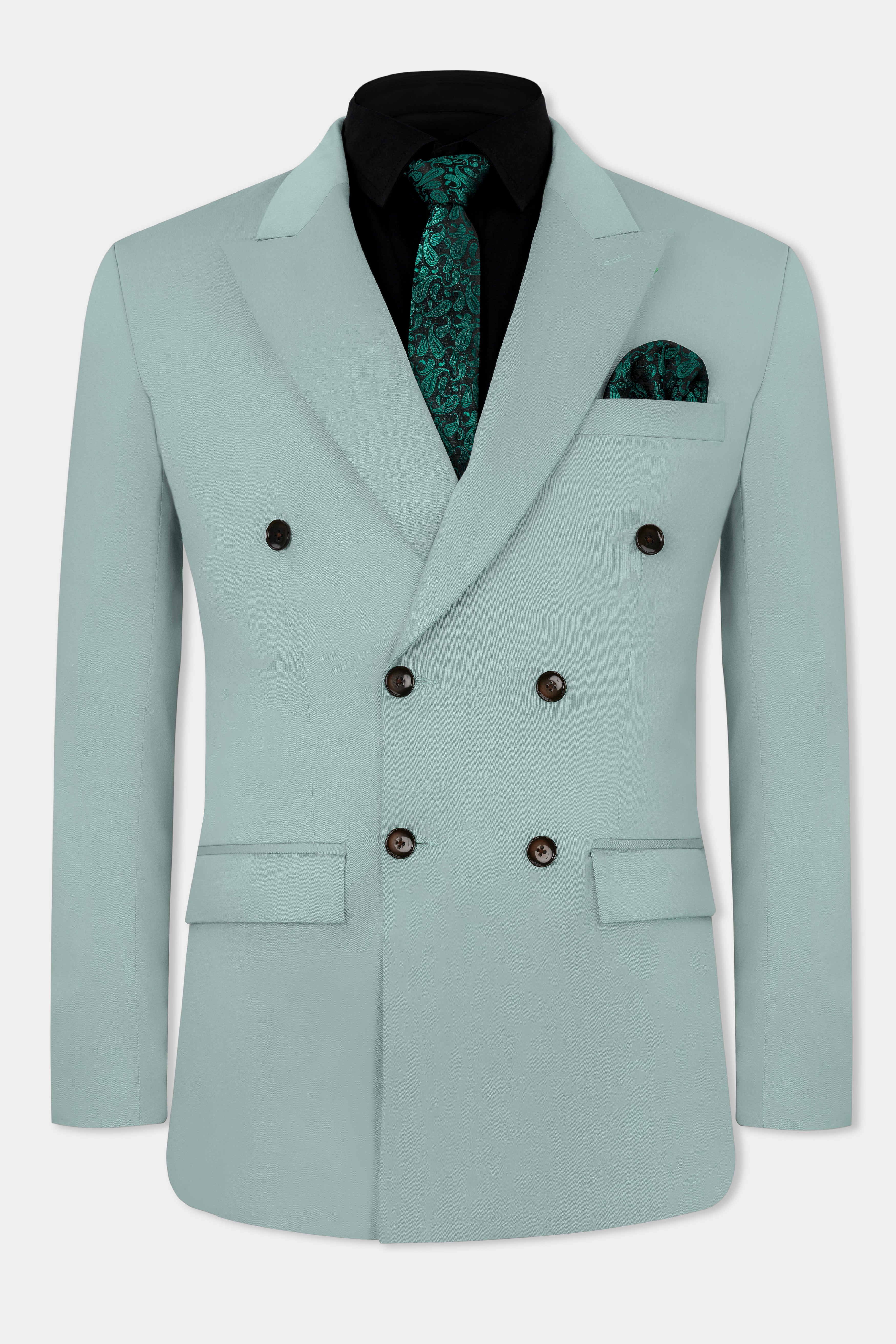 Edward Blue Double Breasted Premium Cotton Stretchable Traveler Blazer BL2788-DB-36, BL2788-DB-38, BL2788-DB-40, BL2788-DB-42, BL2788-DB-44, BL2788-DB-46, BL2788-DB-48, BL2788-DB-50, BL2788-DB-52, BL2788-DB-54, BL2788-DB-56, BL2788-DB-58, BL2788-DB-60