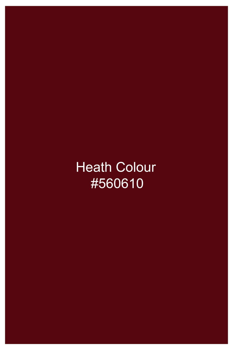 Heath Red Double Breasted Corduroy Premium Cotton Blazer