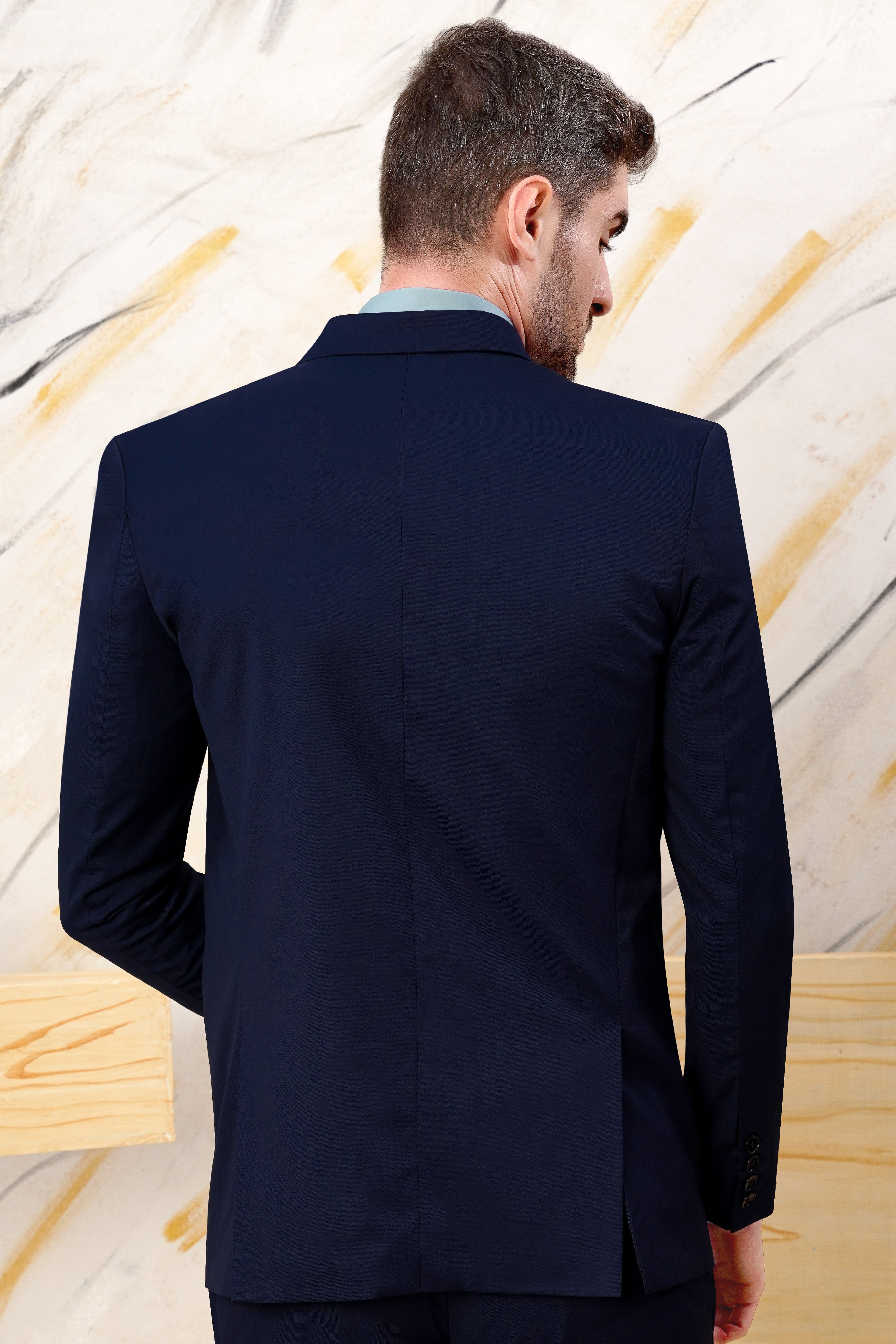 Cinder Blue Wool Rich Double Breasted Sports Blazer BL3077-DB-PP-36, BL3077-DB-PP-38, BL3077-DB-PP-40, BL3077-DB-PP-42, BL3077-DB-PP-44, BL3077-DB-PP-46, BL3077-DB-PP-48, BL3077-DB-PP-50, BL3077-DB-PP-52, BL3077-DB-PP-54, BL3077-DB-PP-56, BL3077-DB-PP-58, BL3077-DB-PP-60