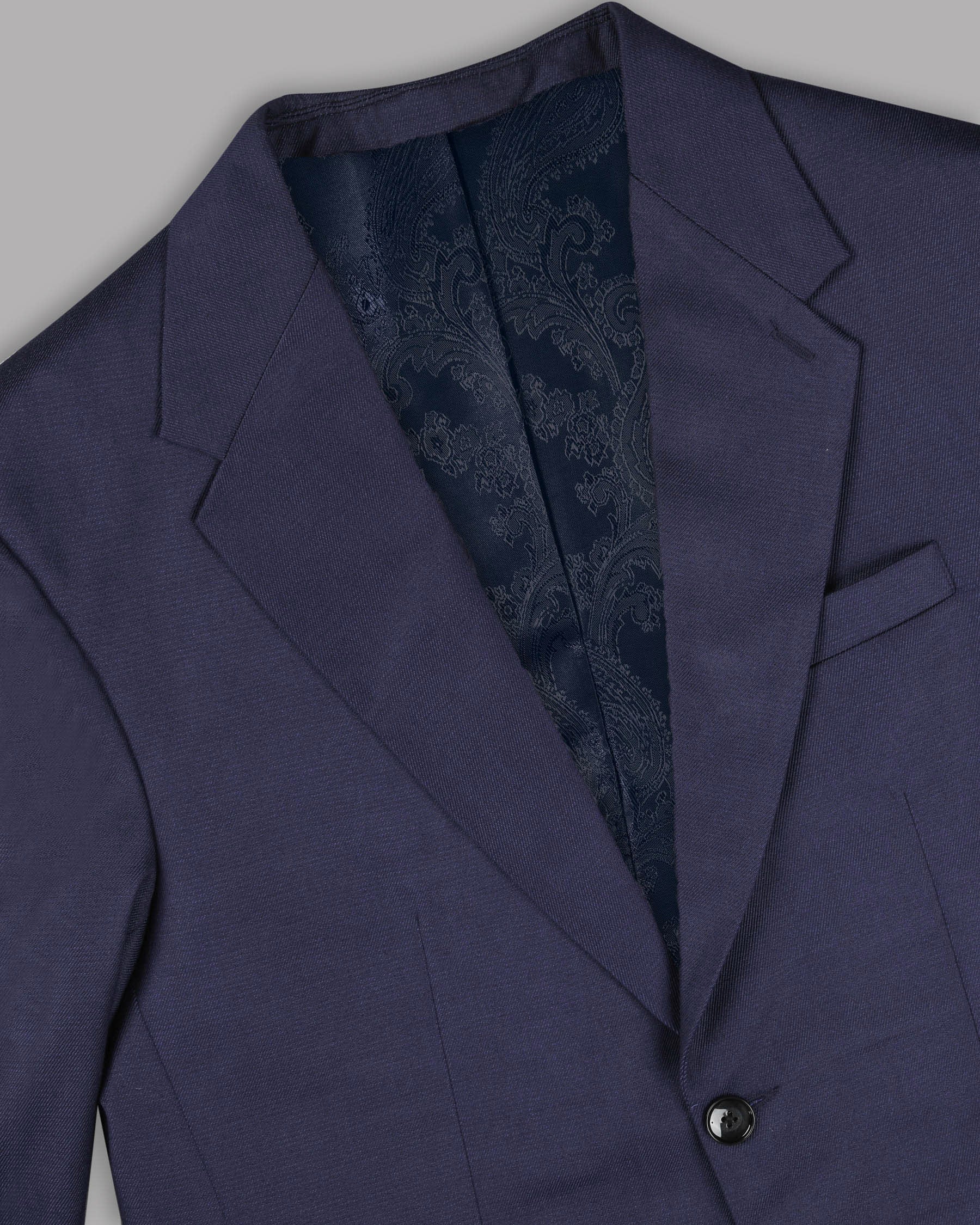 Indigo Premium Wool Blend Blazer