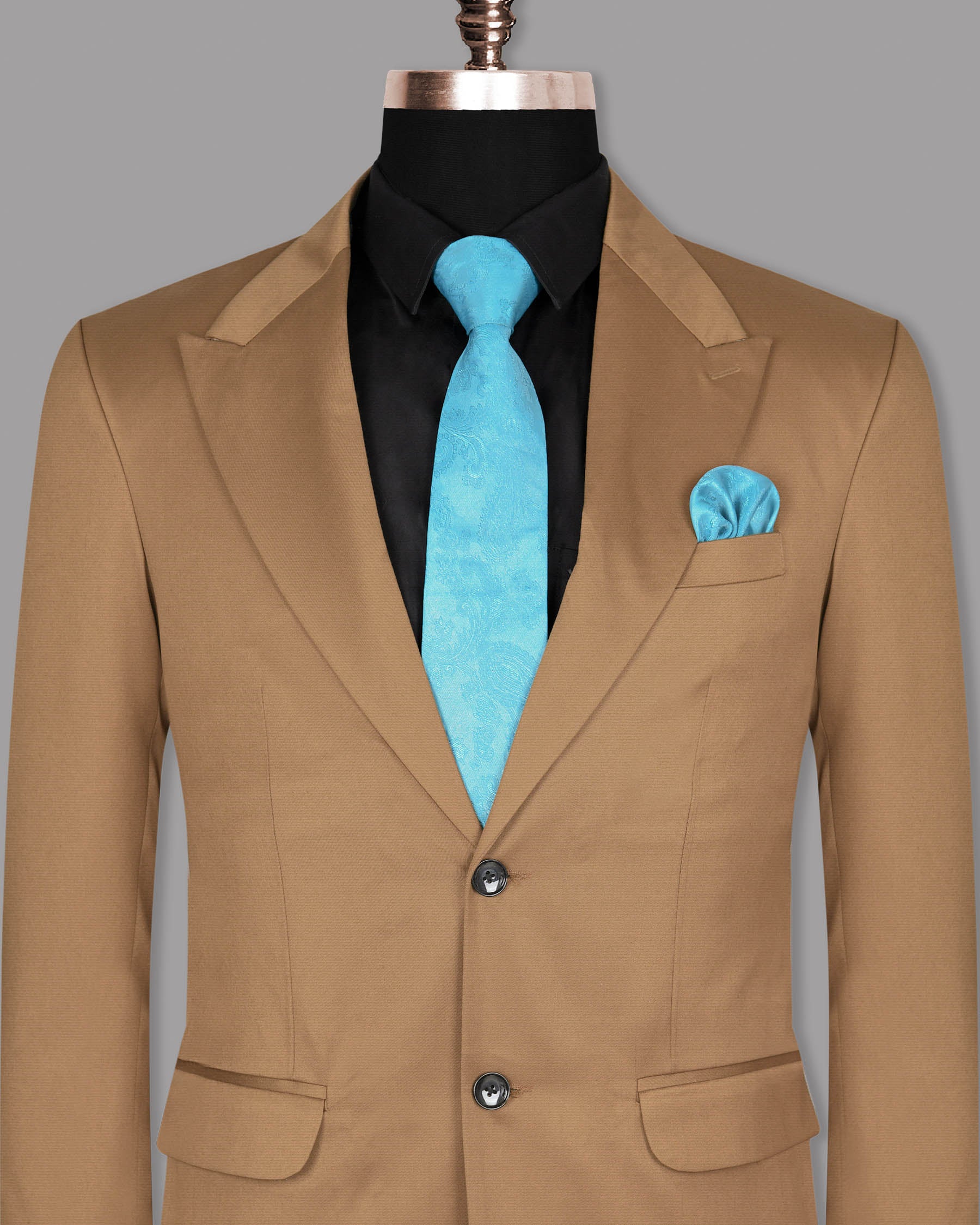 Camel Brown Wool Rich Blazer BL952-SBP-56, BL952-SBP-58, BL952-SBP-36, BL952-SBP-46, BL952-SBP-42, BL952-SBP-52, BL952-SBP-54, BL952-SBP-44, BL952-SBP-38, BL952-SBP-40, BL952-SBP-48, BL952-SBP-50, BL952-SBP-60