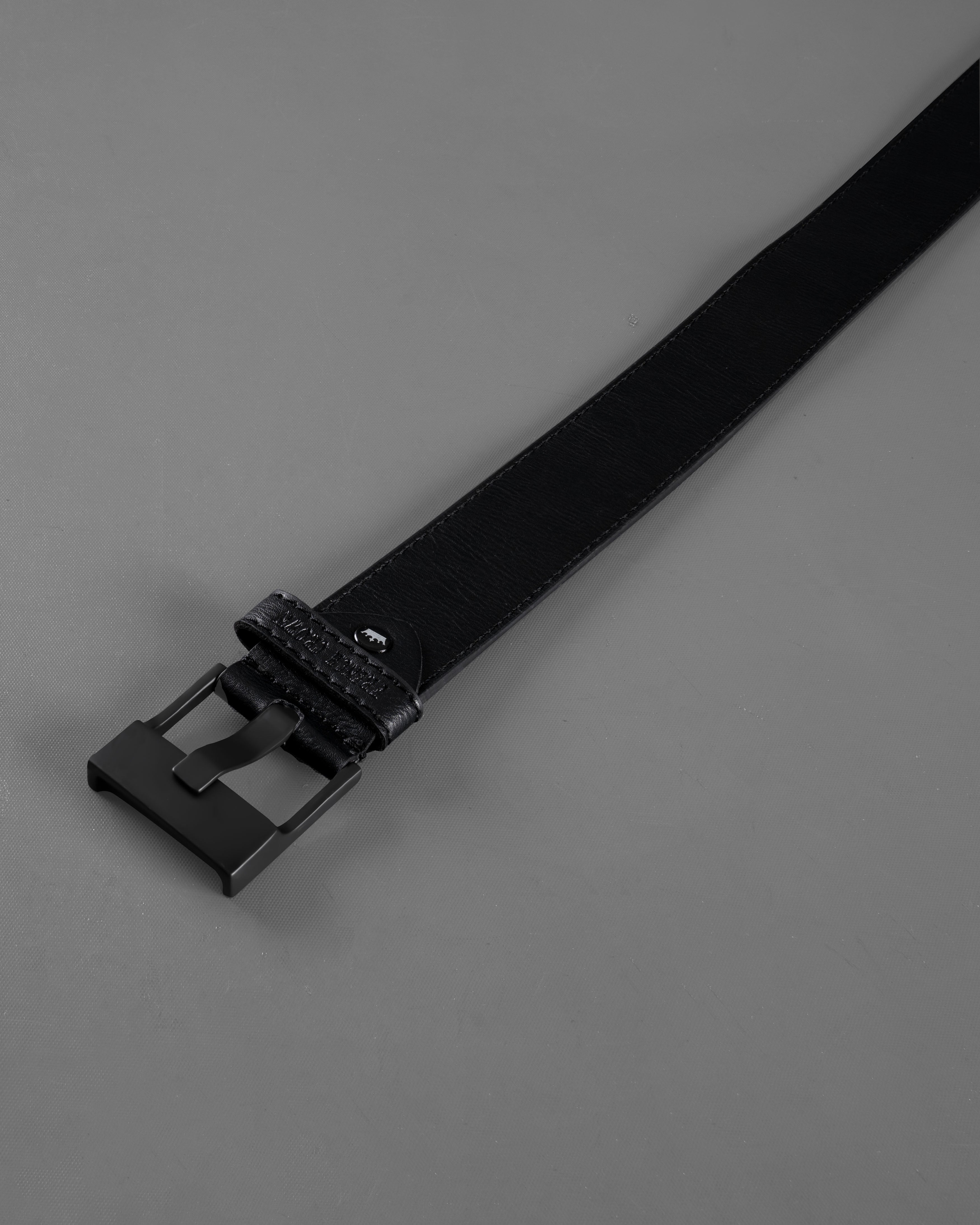 Jade Black Leather Free Lightweight Handcrafted Belt BT103-28, BT103-30, BT103-32, BT103-34, BT103-36, BT103-38