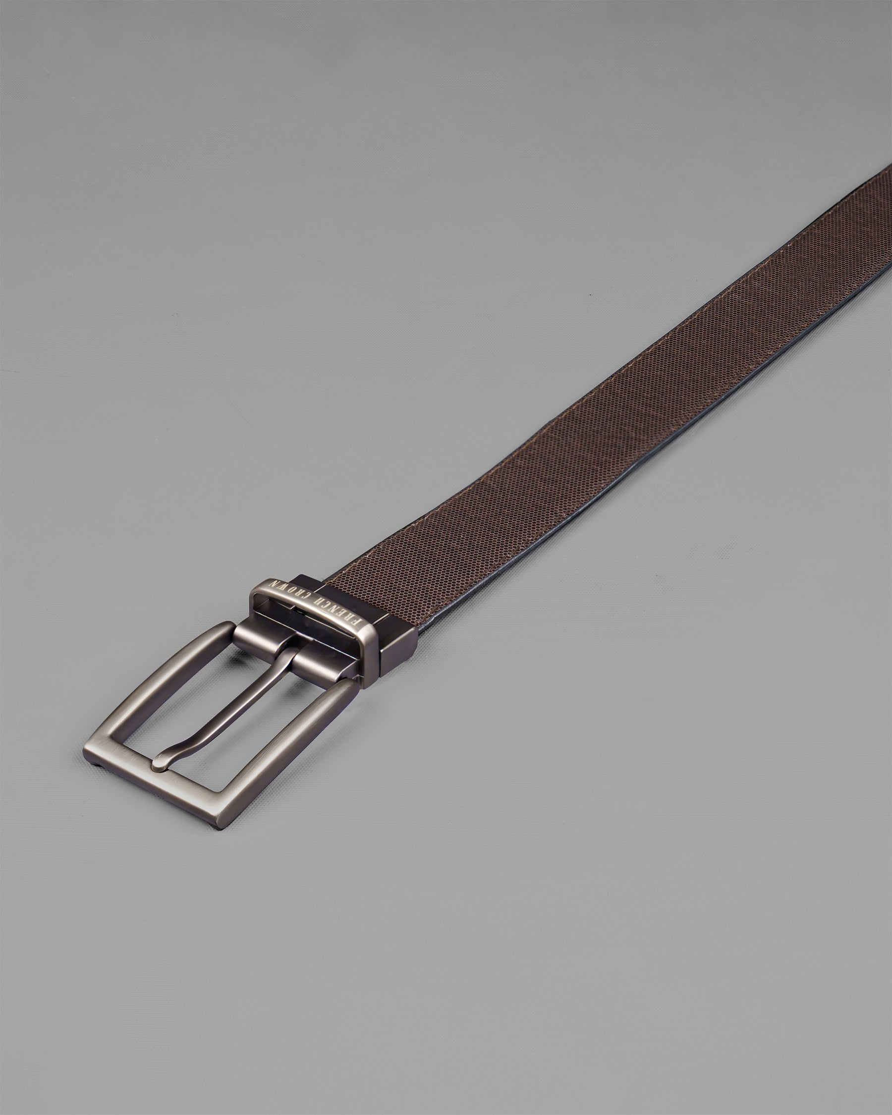 Silver Buckle with Jade Black and Brown Leather Free Handcrafted Reversible Belt BT053-28, BT053-30, BT053-32, BT053-34, BT053-36, BT053-38