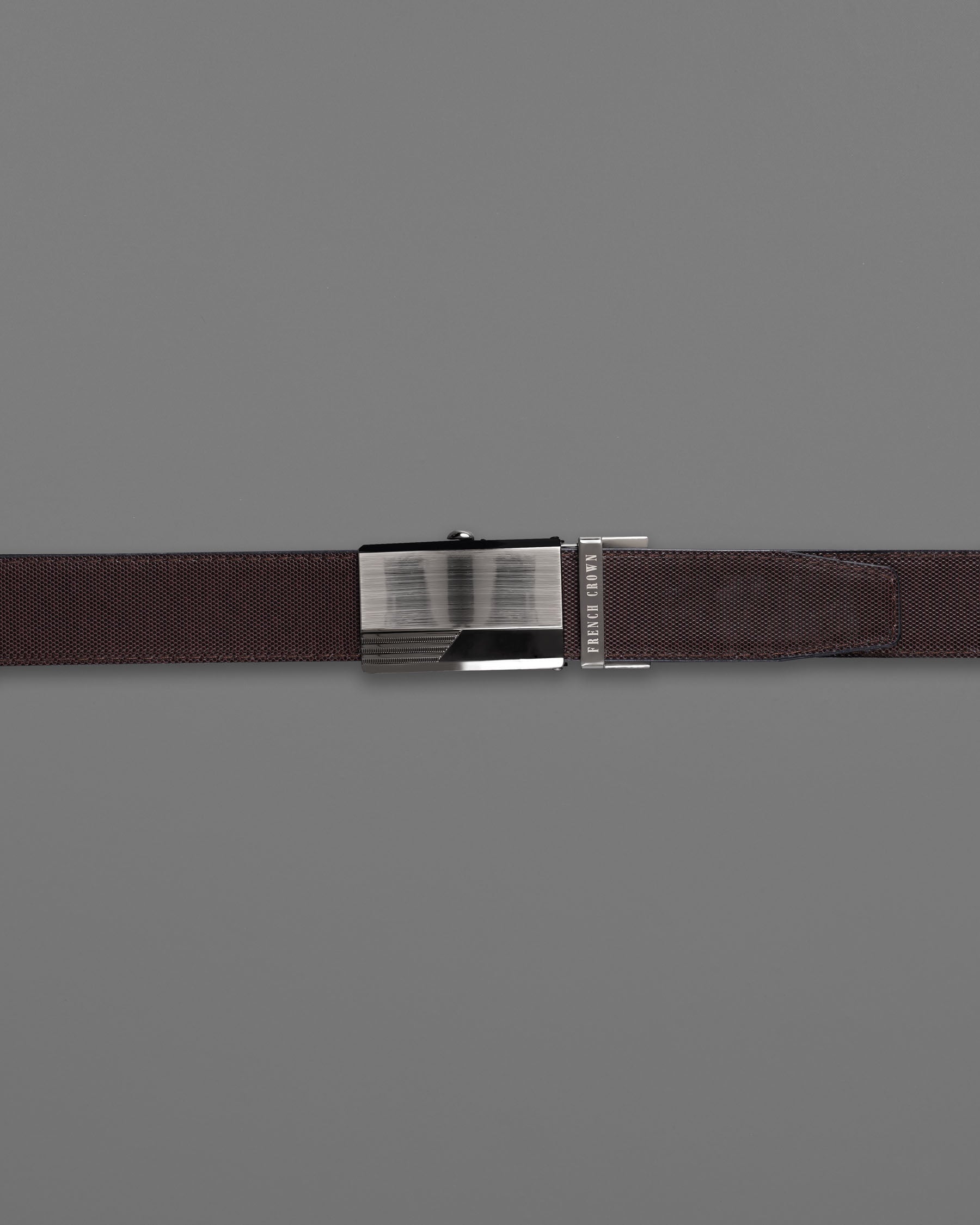 Silver Metallic with Black Shiny Box Buckle with Jade Black and Brown Leather Free Handcrafted Reversible Belt BT073-28, BT073-30, BT073-32, BT073-34, BT073-36, BT073-38