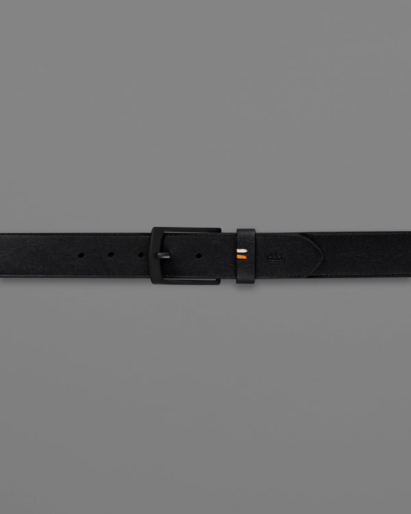 Jade Black Leather Free Lightweight Handcrafted Belt BT098-28, BT098-30, BT098-32, BT098-34, BT098-36, BT098-38