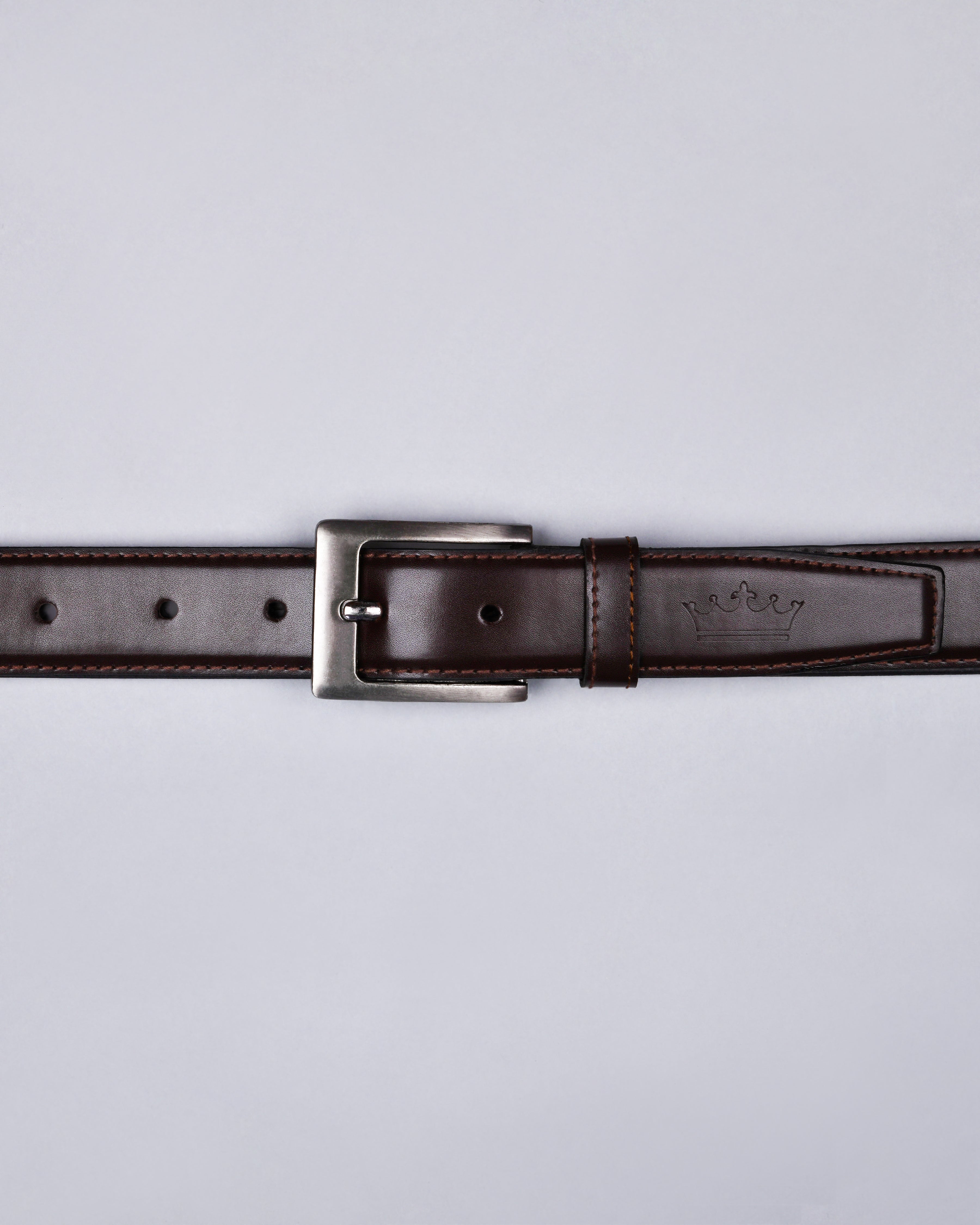 Brown Vegan Leather Handcrafted Belt BT06-30, BT06-32, BT06-34, BT06-36, BT06-38, BT06-28