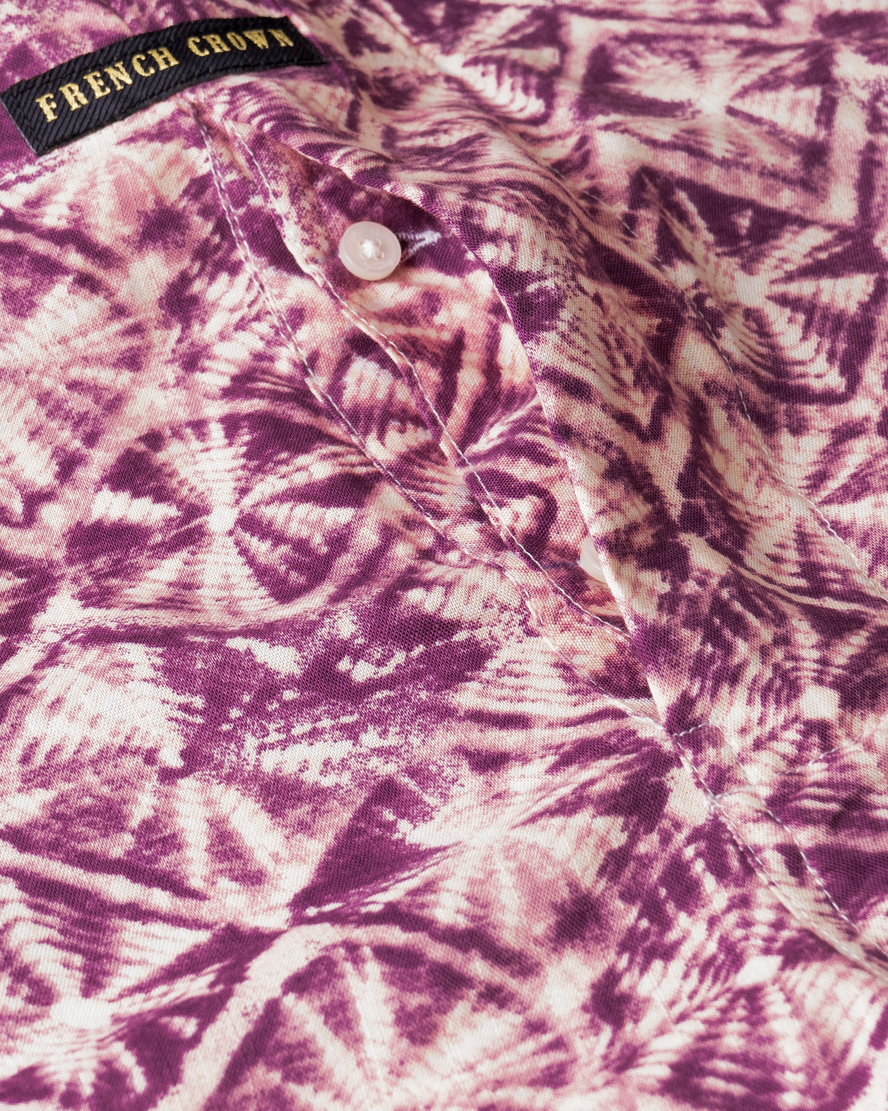 Rouge Pink and Haiti Blue Flowery Printed Tencel Boxers BX369-28, BX369-30, BX369-32, BX369-34, BX369-36, BX369-38, BX369-40, BX369-42, BX369-44