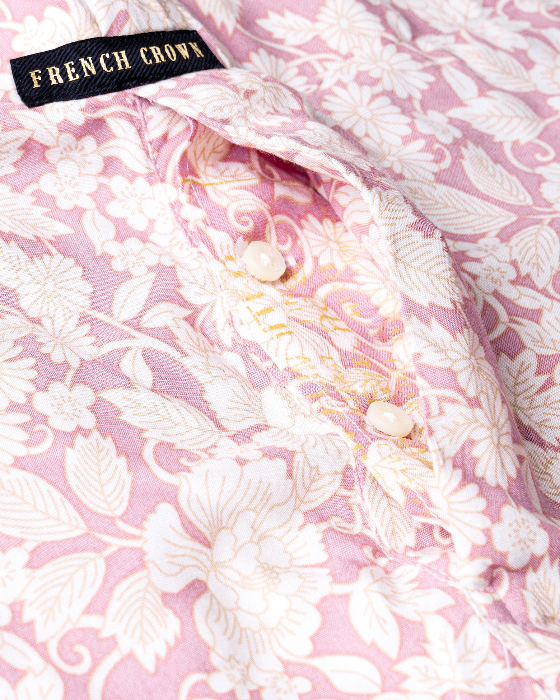 Blossom Pink Flowers Printed Tencel Boxers BX387-02-28, BX387-02-30, BX387-02-32, BX387-02-34, BX387-02-36, BX387-02-38, BX387-02-40, BX387-02-42, BX387-02-44