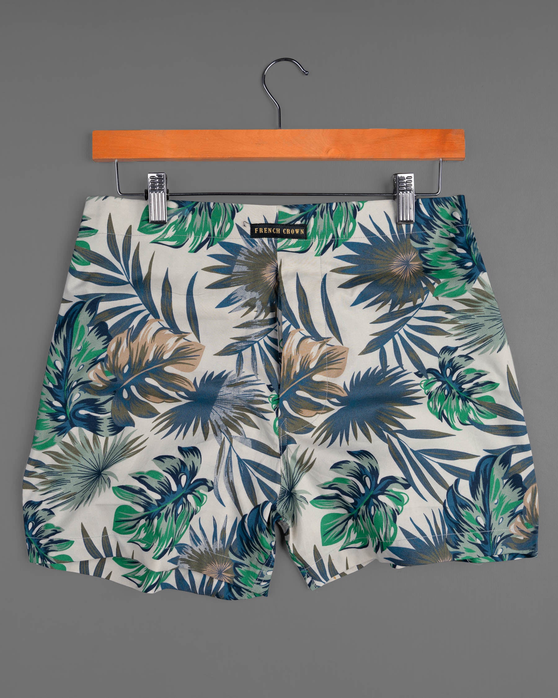 Westar Off White Floral Printed Premium Cotton Boxers BX401-02-28, BX401-02-30, BX401-02-32, BX401-02-34, BX401-02-36, BX401-02-38, BX401-02-40, BX401-02-42, BX401-02-44