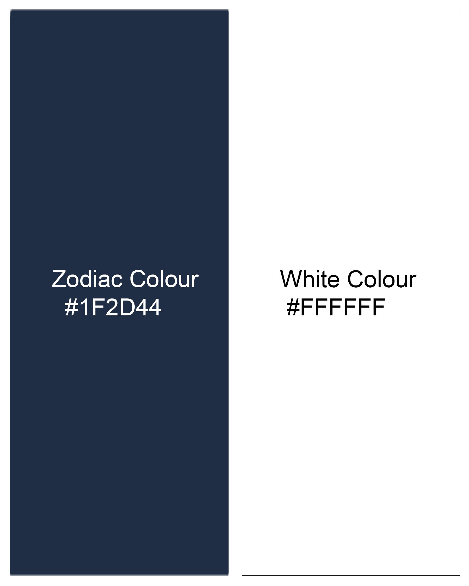 Zodiac Blue With Ikat Printed Premium Tencel Boxers BX404-02-28, BX404-02-30, BX404-02-32, BX404-02-34, BX404-02-36, BX404-02-38, BX404-02-40, BX404-02-42, BX404-02-44