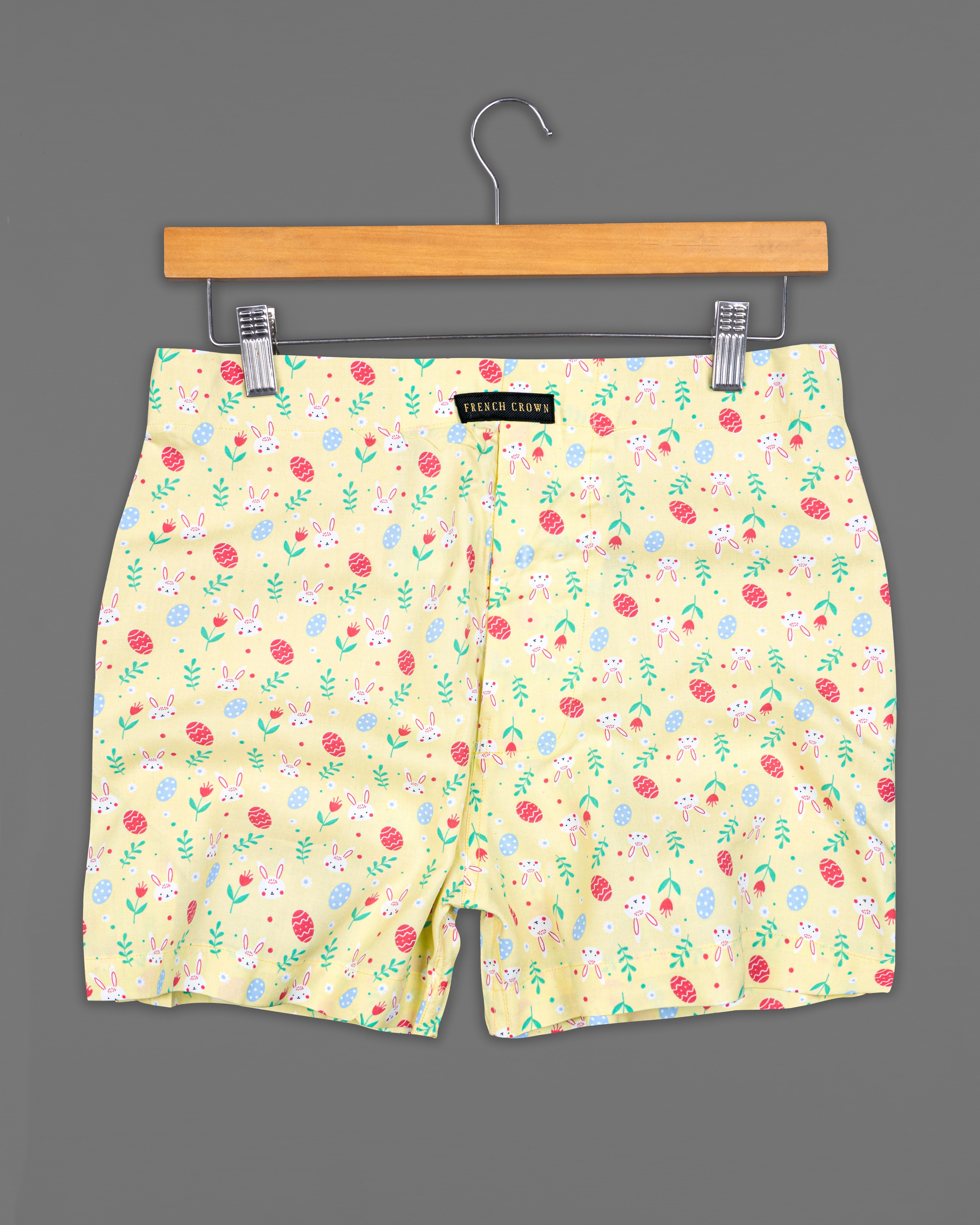 Tahuna Yellow Printed Premium Cotton Boxers BX501-28, BX501-30, BX501-32, BX501-34, BX501-36, BX501-38, BX501-40, BX501-42, BX501-44