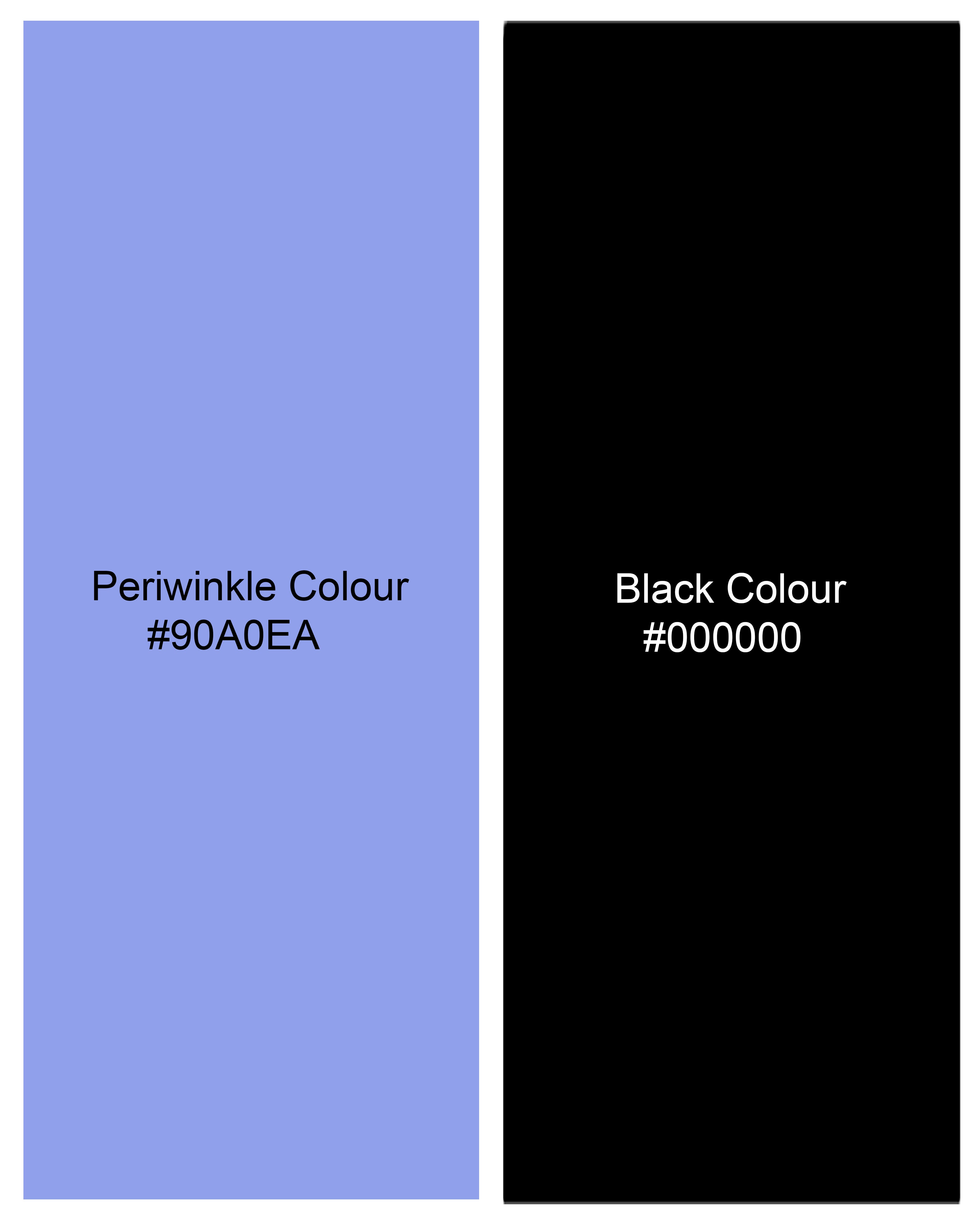 Periwinkle Blue with Black Dobby Textured Boxers and Periwinkle Blue Premium Tencel Boxers Combo BX502-BX503-28, BX502-BX503-30, BX502-BX503-32, BX502-BX503-34, BX502-BX503-36, BX502-BX503-38, BX502-BX503-40, BX502-BX503-42, BX502-BX503-44