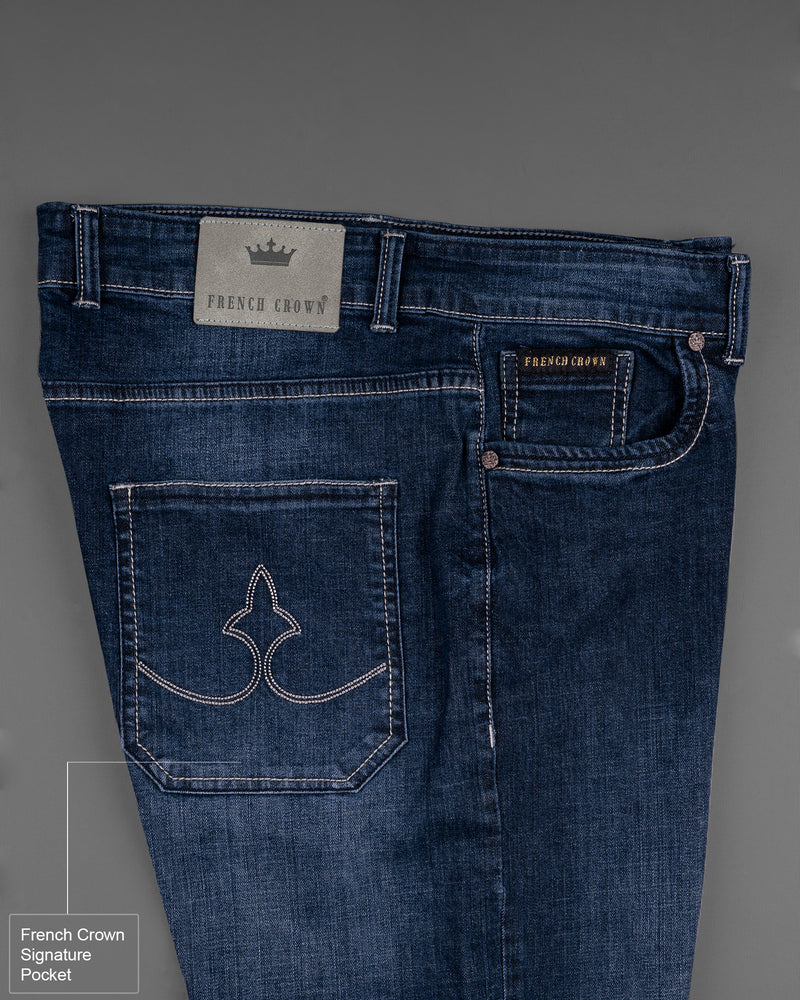 Limed Spurce Rinse Wash Clean Look Stretchable Denim J140-32, J140-34, J140-36, J140-38, J140-40