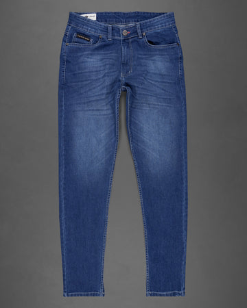 Scampi Blue hand Sanding Clean Look Stretchable Denim J146-32, J146-34, J146-36, J146-38, J146-40