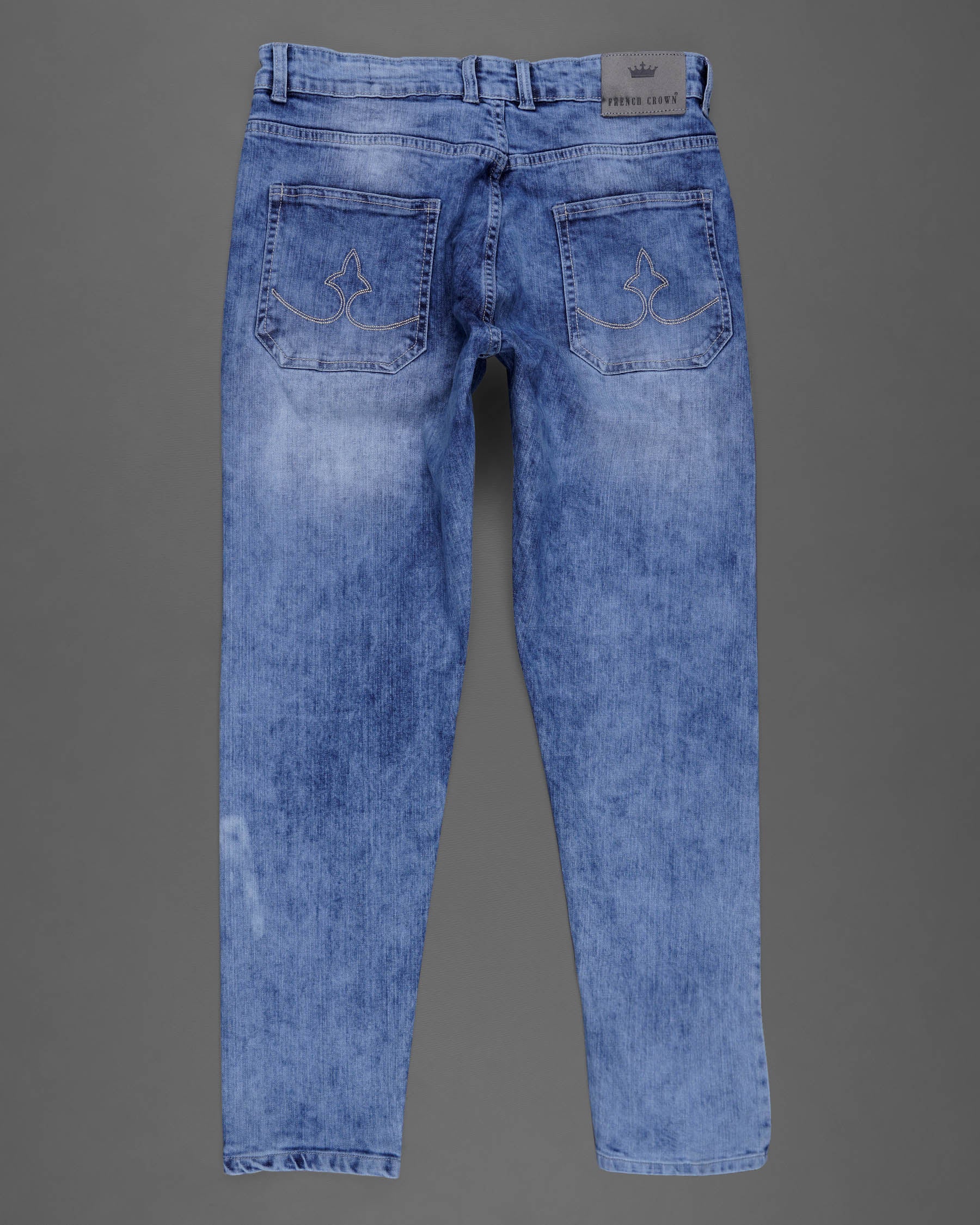 Carolina Blue Stone Wash Clean Look Stretchable Denim J147-32, J147-34, J147-36, J147-38, J147-40