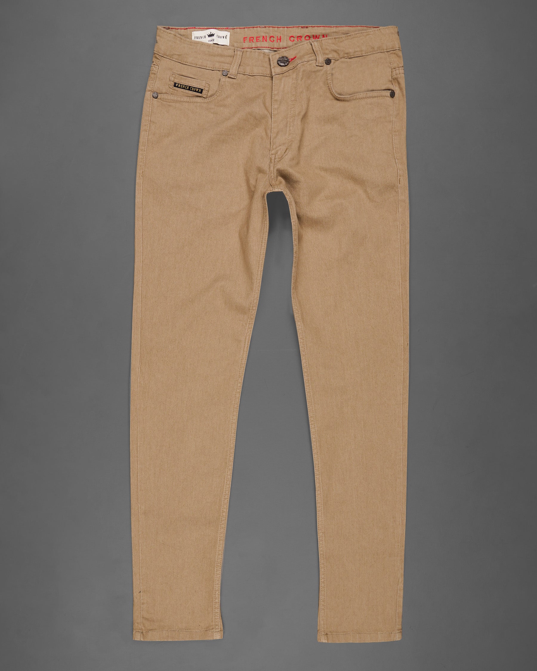 Buy VOI Non Denim Jeans Men's Dark Khaki Maharishi Fit Non Denim Jeans at  Amazon.in