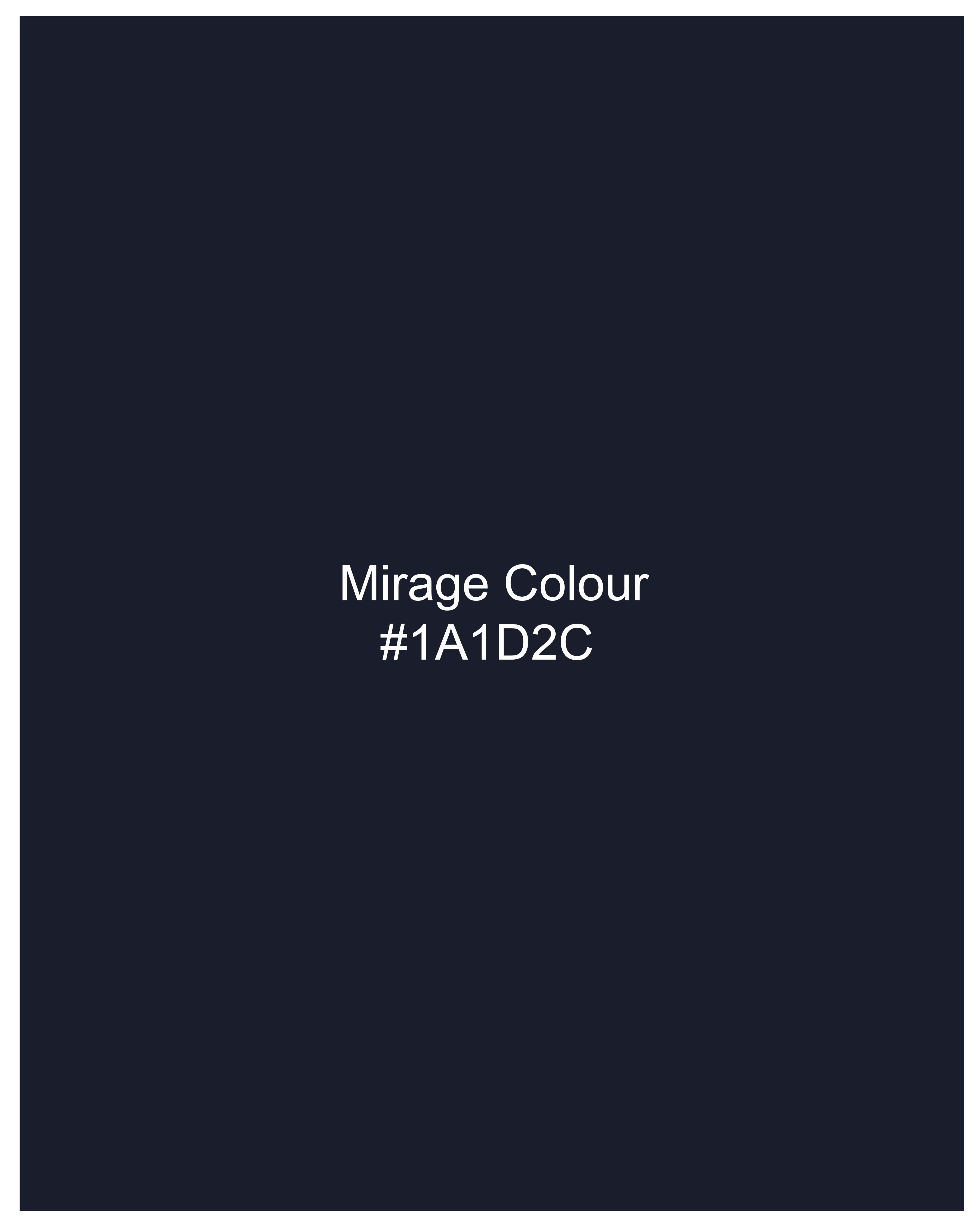 Mirage Navy Blue Hand Sanding Stretchable Denim J175-32, J175-34, J175-36, J175-38, J175-40