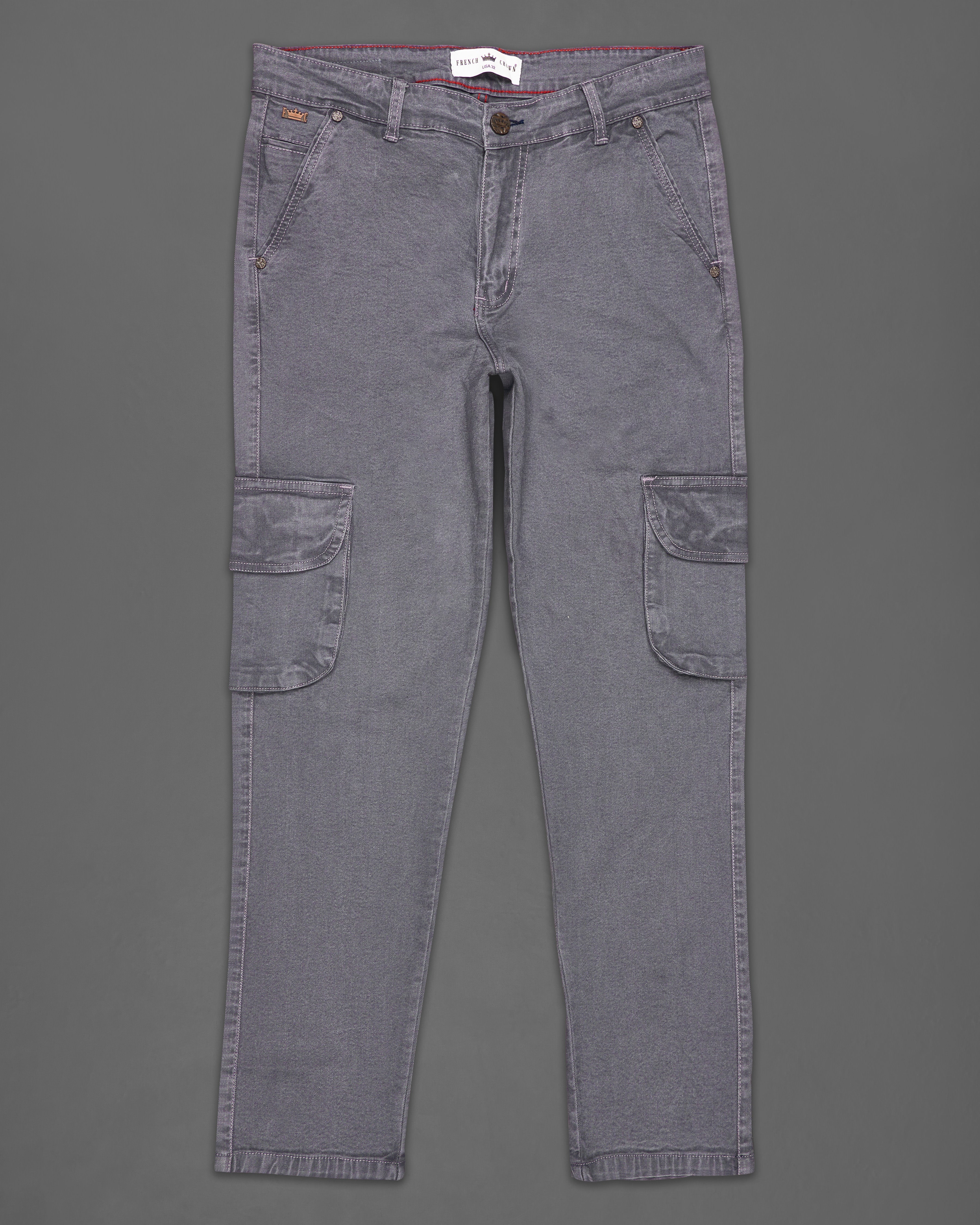 Boys Jeans With Side Pockets - Grey