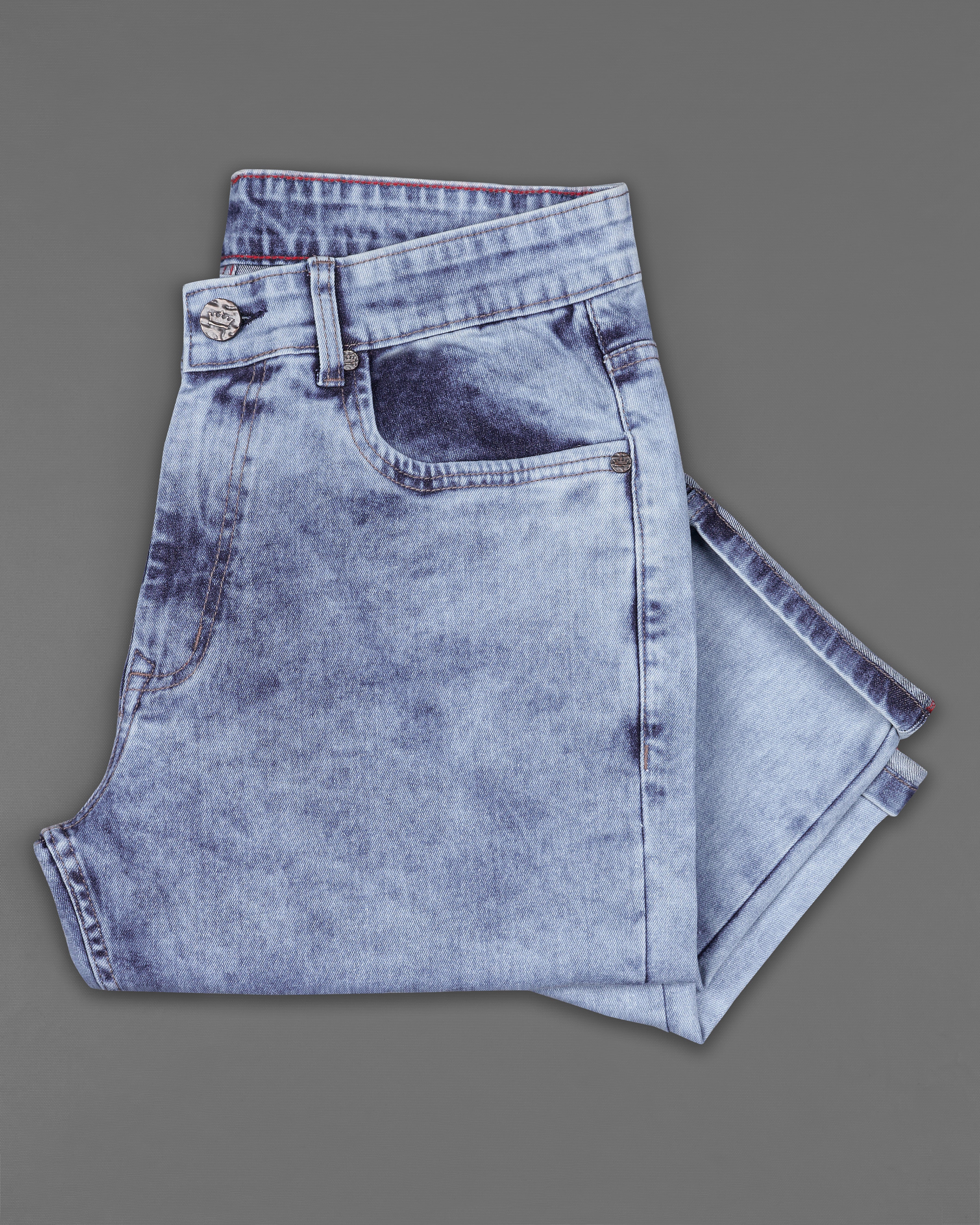 Yonder Blue Acid Wash Stretchable Denim J181-32, J181-34, J181-36, J181-38, J181-40