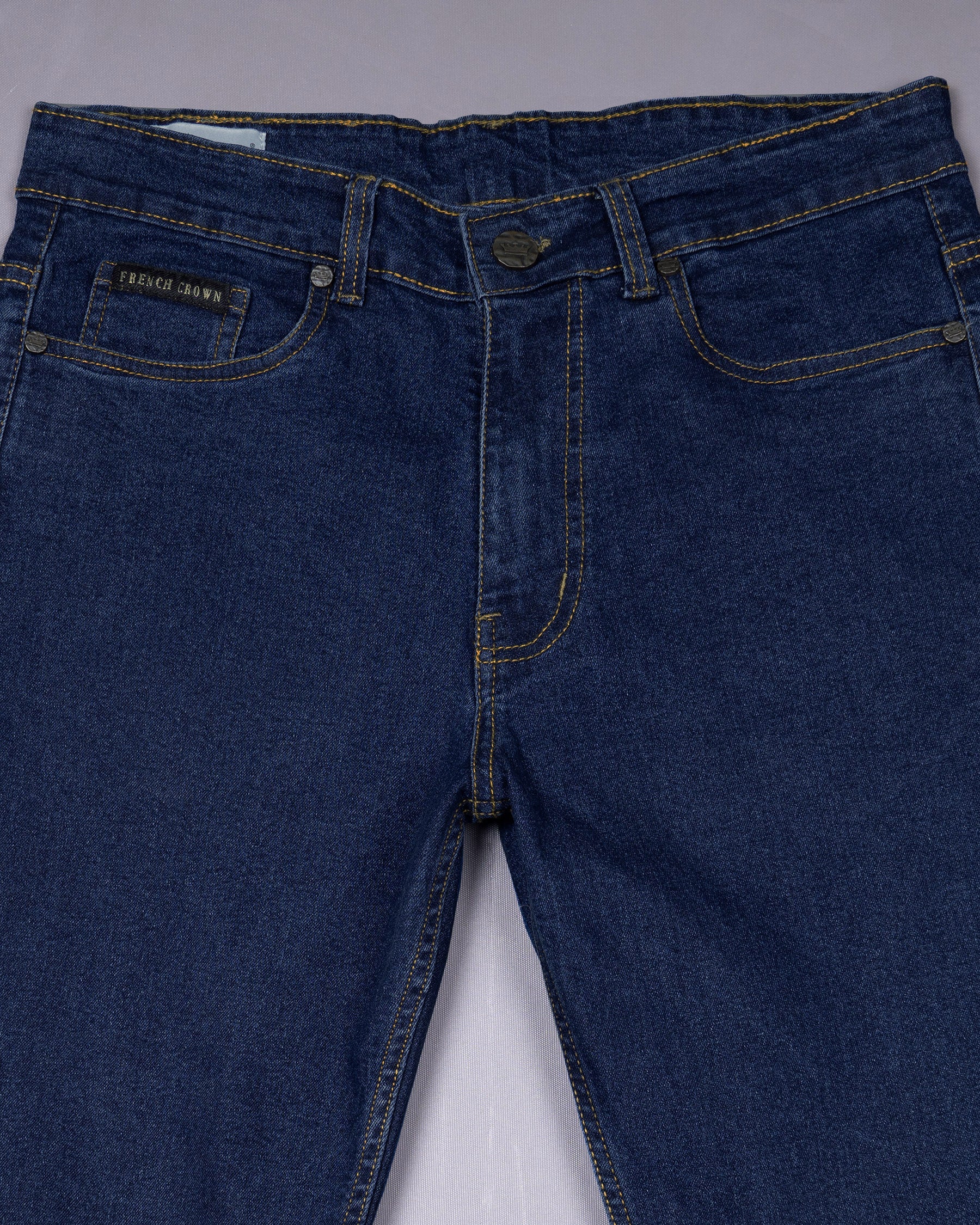 Blue Whale Slim Fit Mid-Rise Clean Look Stretchable Denim J94-32, J94-34, J94-36, J94-38, J94-40