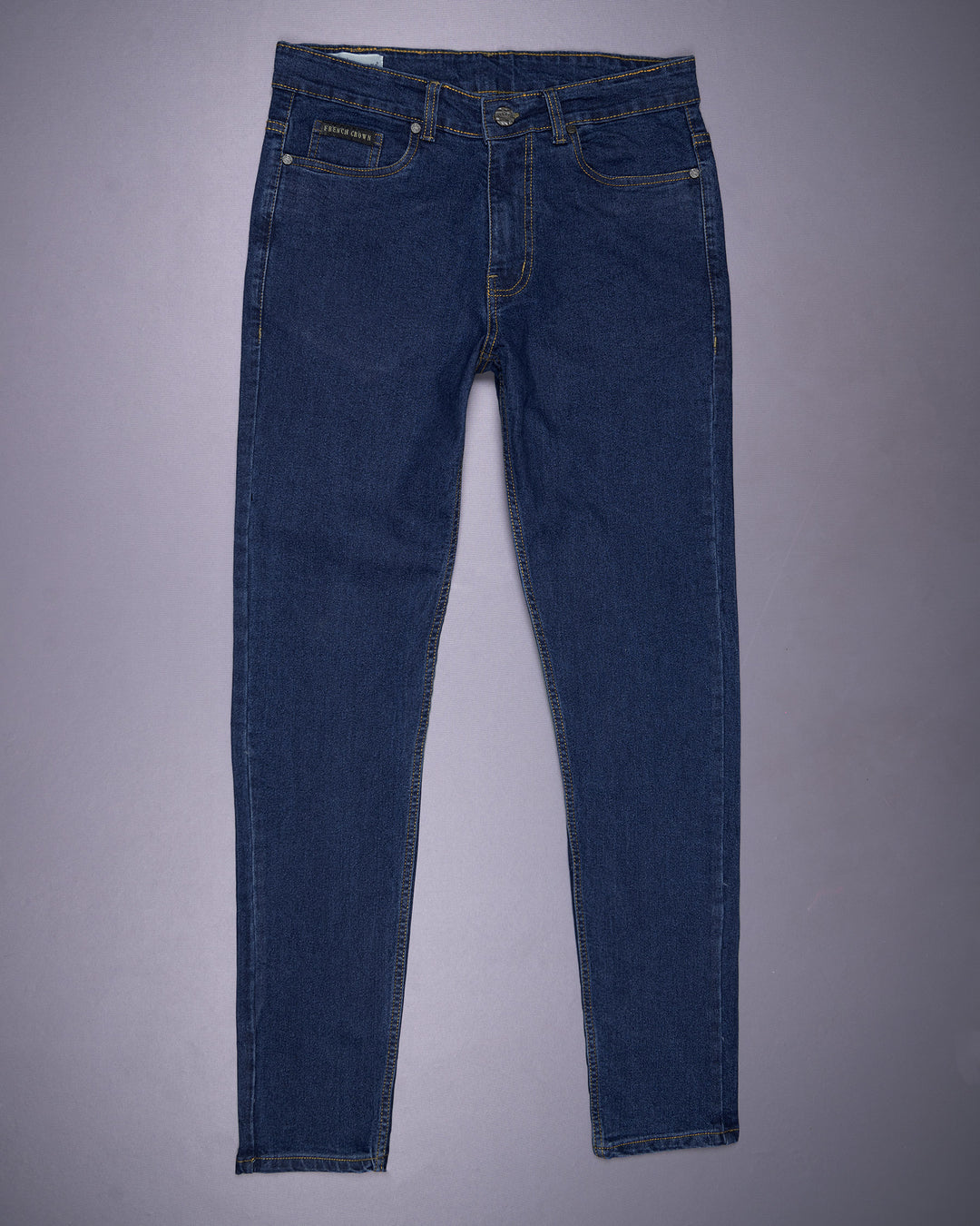 BLUE WHALE SLIM FIT MID-RISE CLEAN LOOK STRETCHABLE DENIM