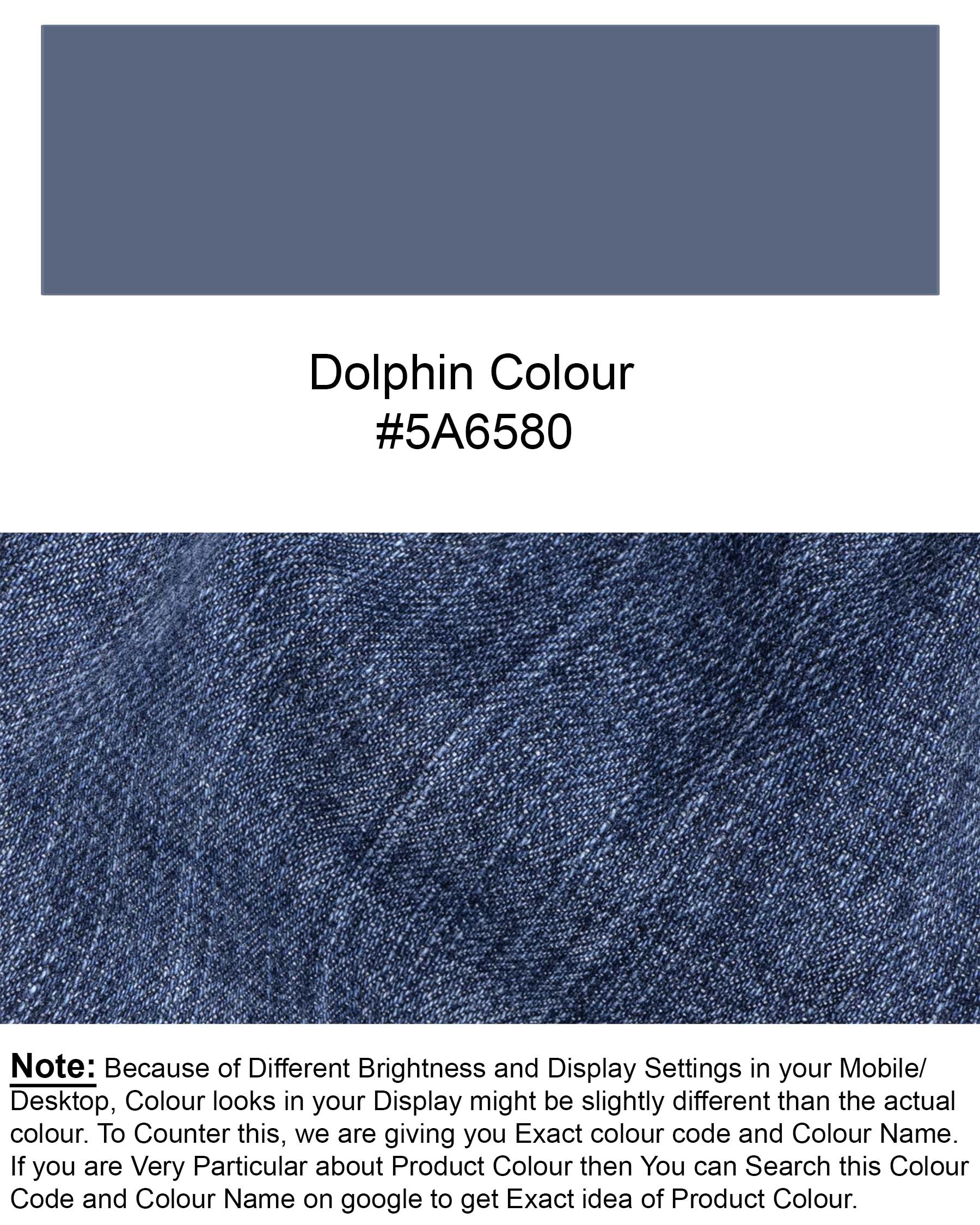 Dolphin Blue Hand Sanding Comfort Fit Denim J110-32, J110-34, J110-36, J110-38, J110-40