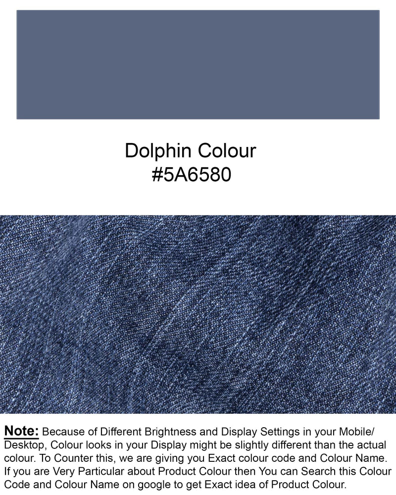Dolphin Blue Hand Sanding Comfort Fit Denim J110-32, J110-34, J110-36, J110-38, J110-40