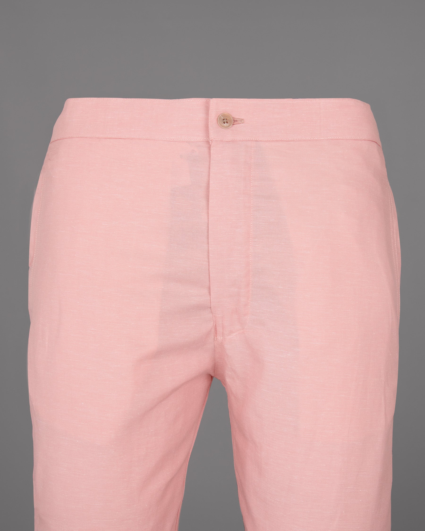 Rose Bud Pink Luxurious Linen Lounge Pant