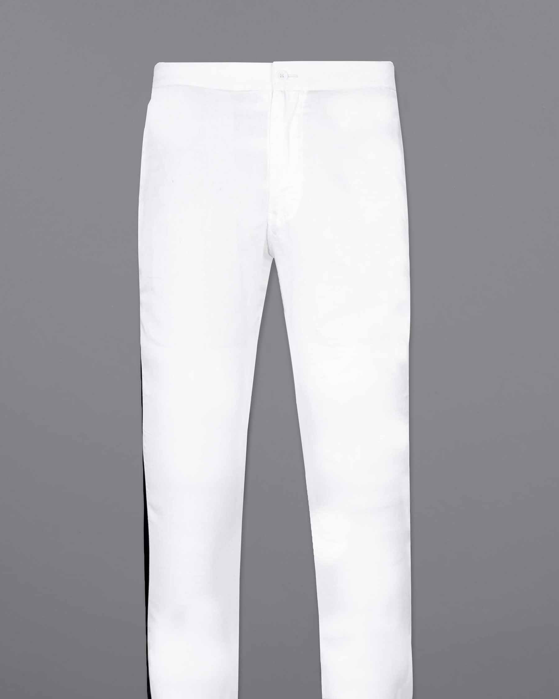 Jade Black And Bright White Super Soft Premium Cotton Designer Lounge Pant LP170-28, LP170-30, LP170-32, LP170-34, LP170-36, LP170-38, LP170-40, LP170-42, LP170-44
