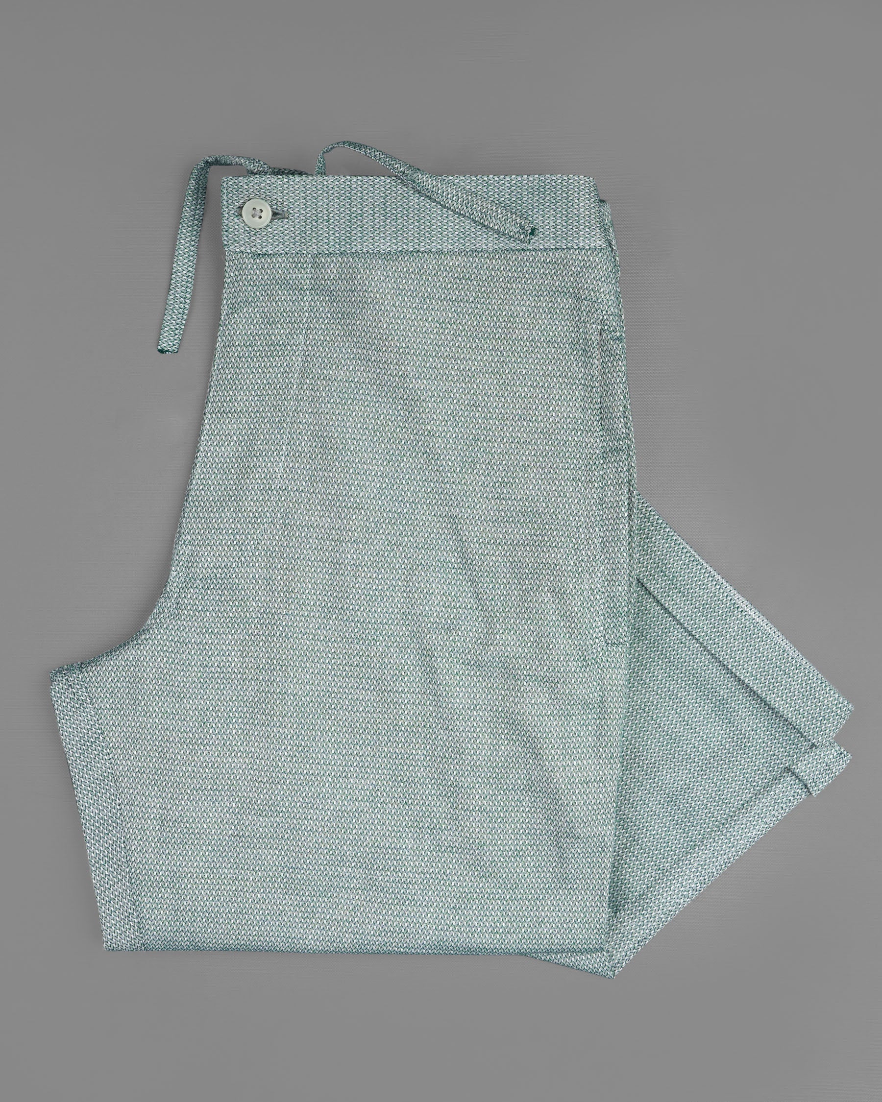 Nobel Green with Harp Off White Two Tone Dobby Textured Lounge Pant LP176-28, LP176-30, LP176-32, LP176-34, LP176-36, LP176-38, LP176-40, LP176-42, LP176-44