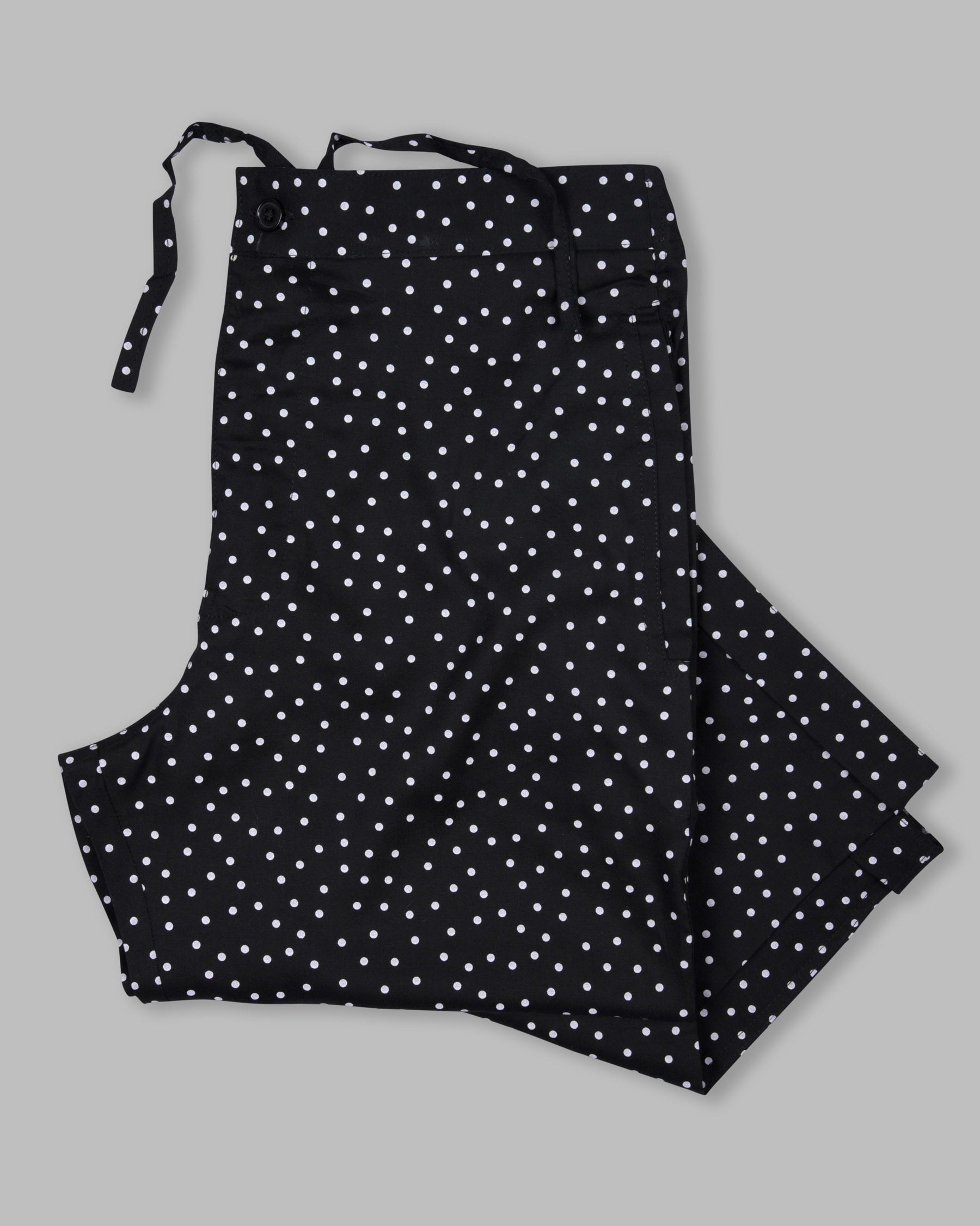 Mirage Black Polka Dotted Premium Tencel Lounge Pant LP136-28, LP136-30, LP136-32, LP136-34, LP136-36, LP136-38, LP136-40, LP136-42, LP136-44