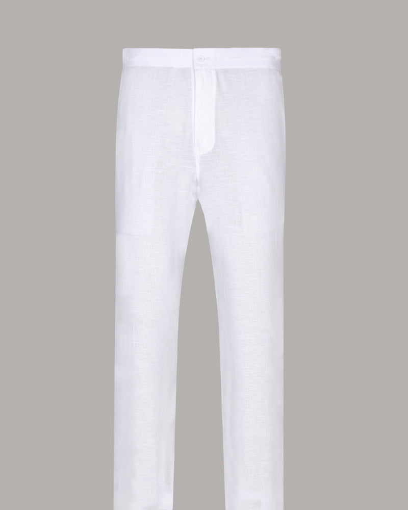 White Linen Pants