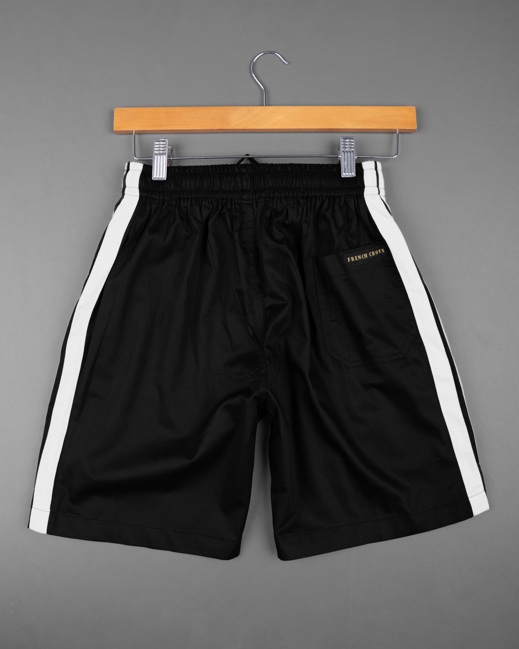 Black designer hot sale shorts