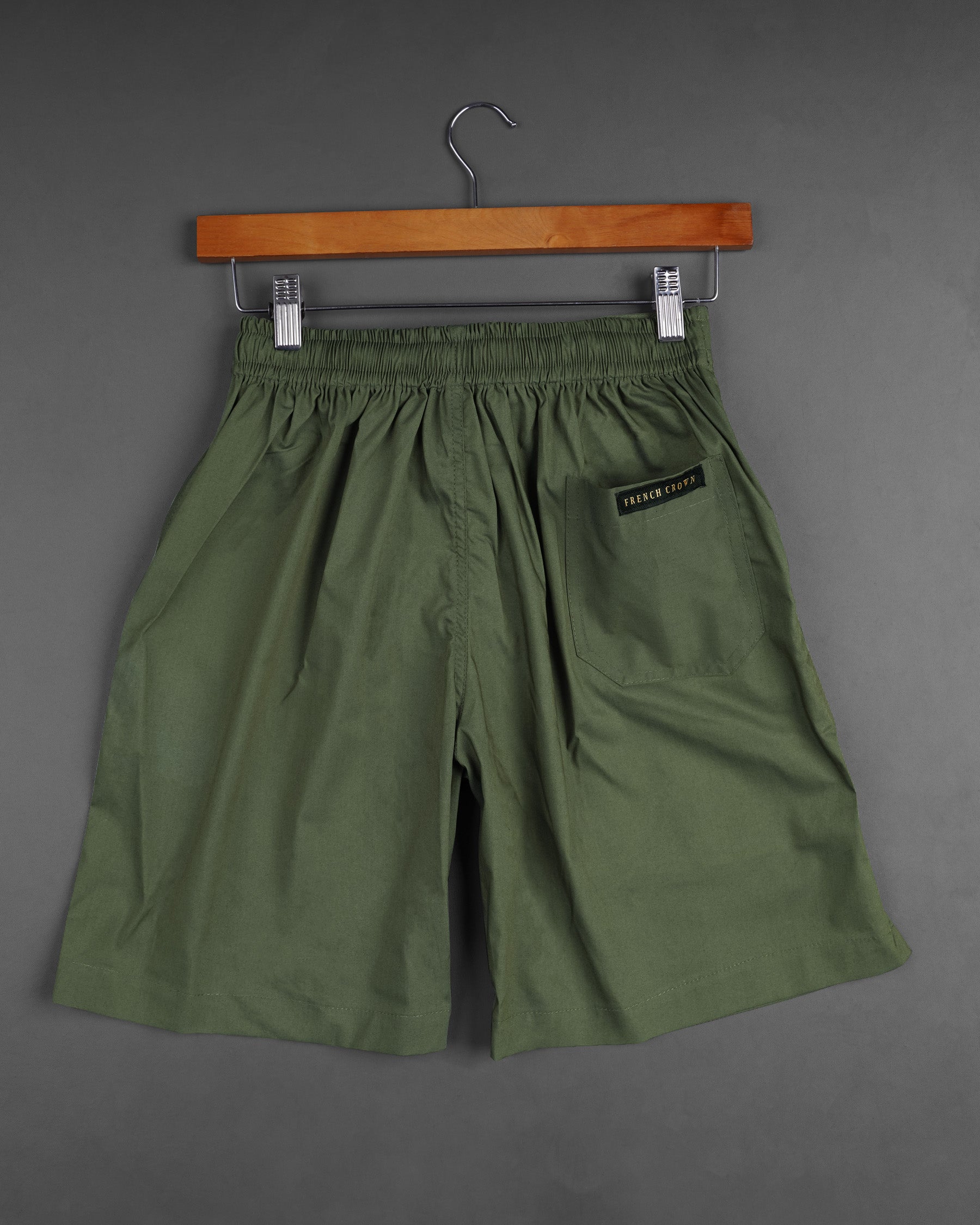 Axolotl Green Premium Cotton Shorts SR166-28, SR166-30, SR166-32, SR166-34, SR166-36, SR166-38, SR166-40, SR166-42, SR166-44