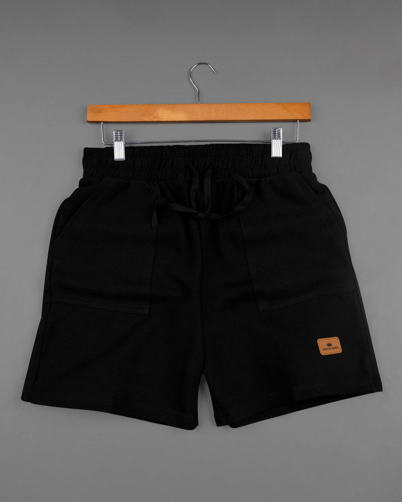 JADE BLACK PREMIUM COTTON SHORTS
